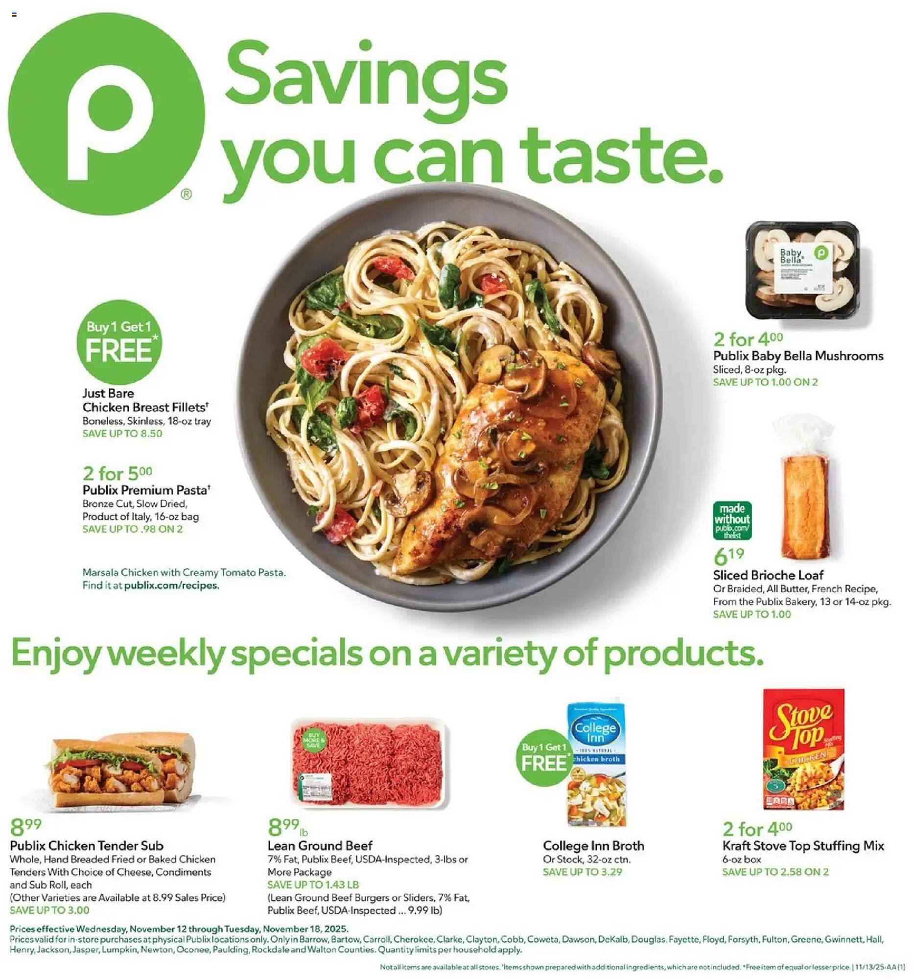 Publix weekly ad (2025-11-12 - 2025-11-18) | 1