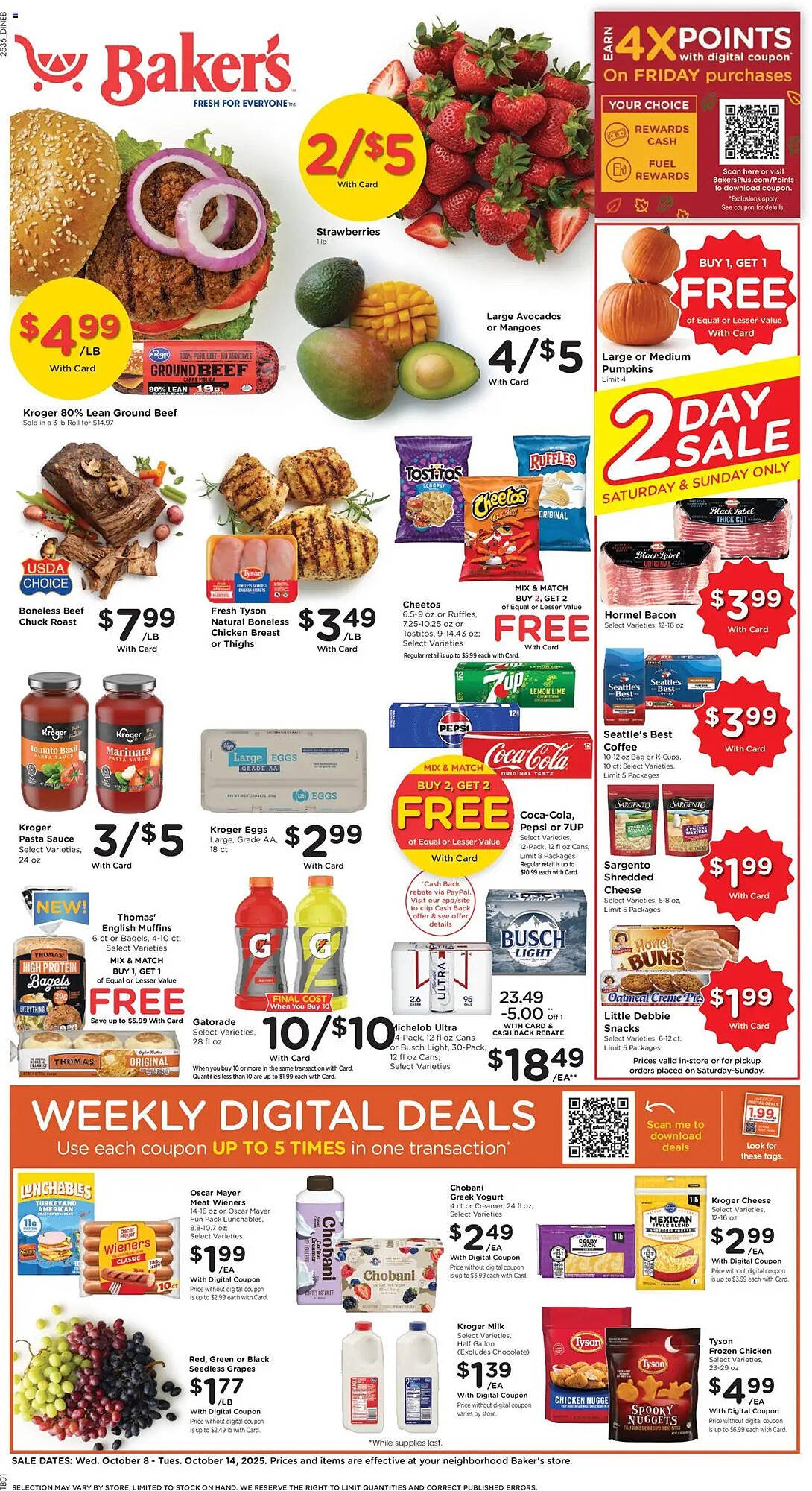 Baker&#039;s weekly ad (2025-10-08 - 2025-10-15) | 1
