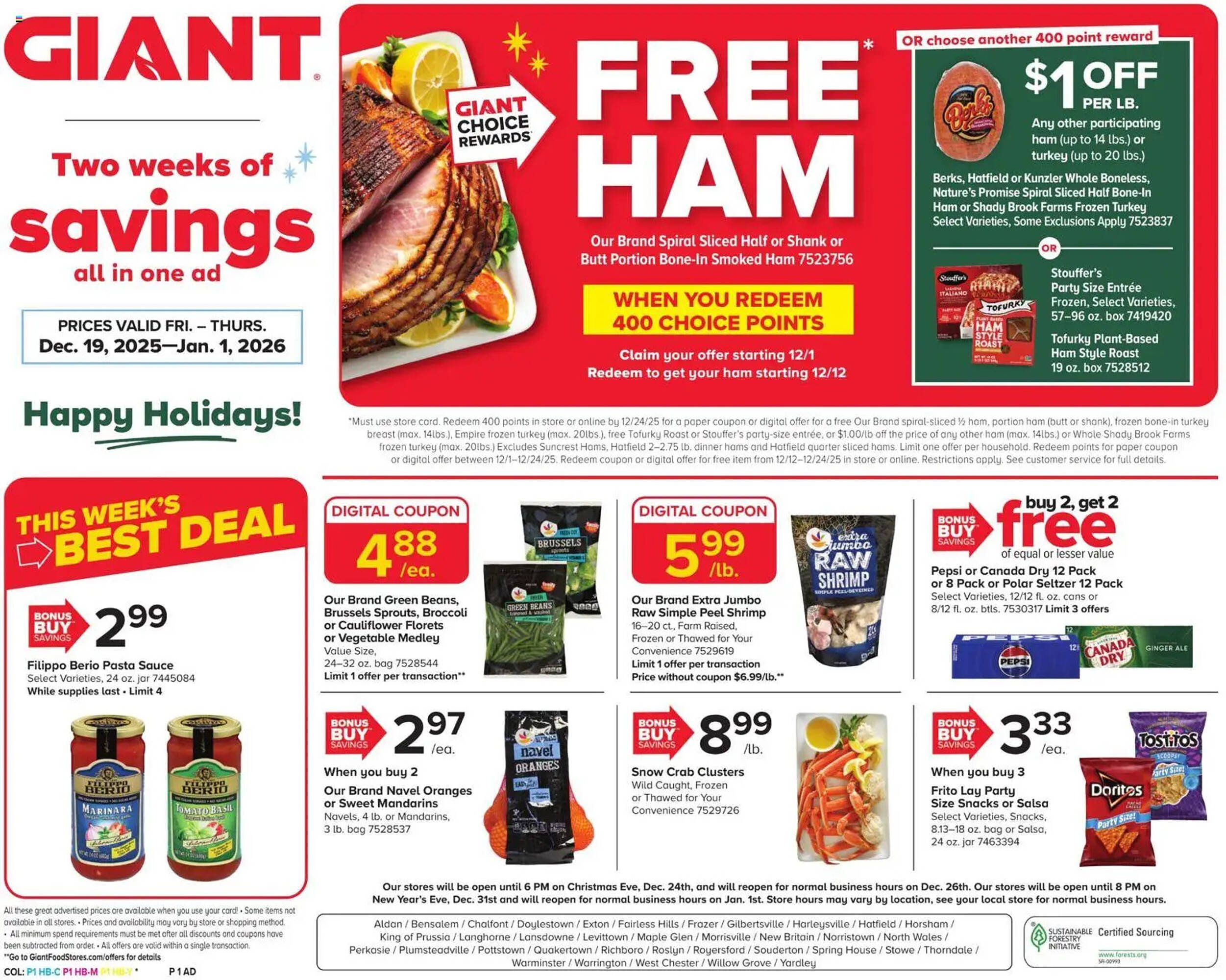 GIANT weekly ad