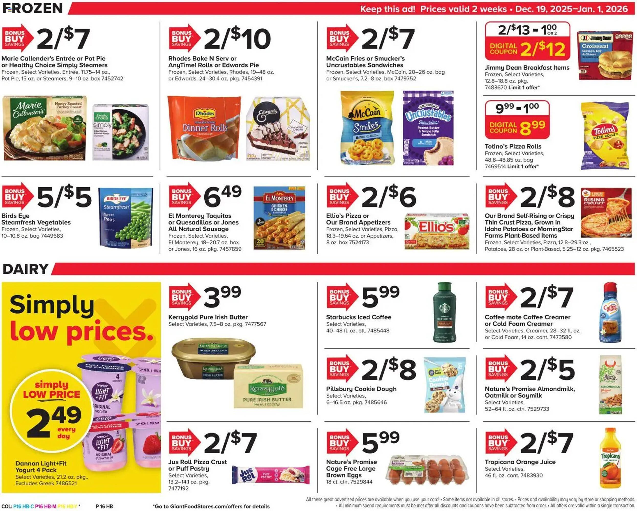 GIANT weekly ad