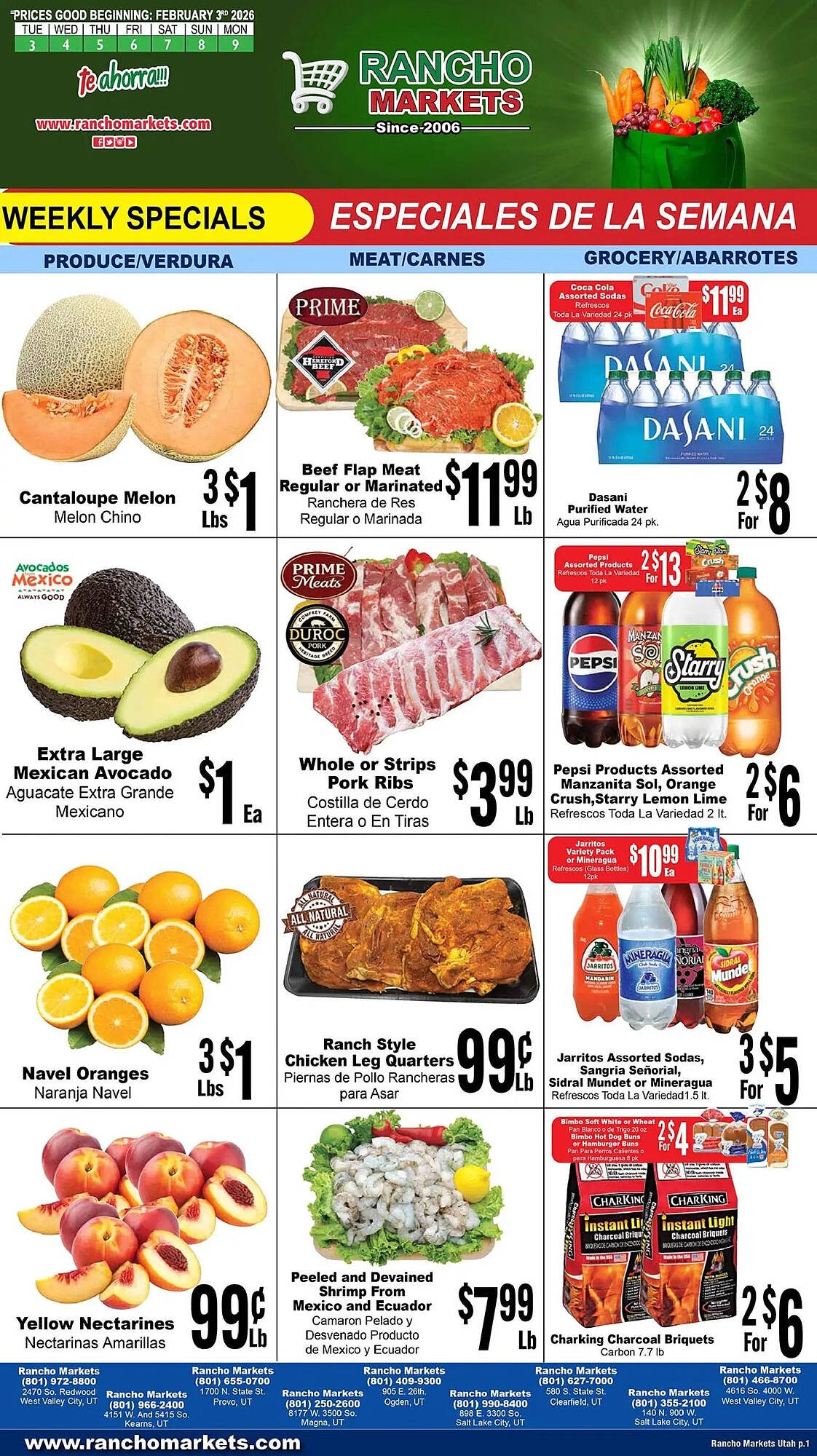 Rancho Markets weekly ad