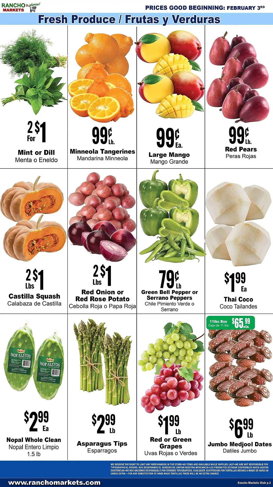 Rancho Markets weekly ad