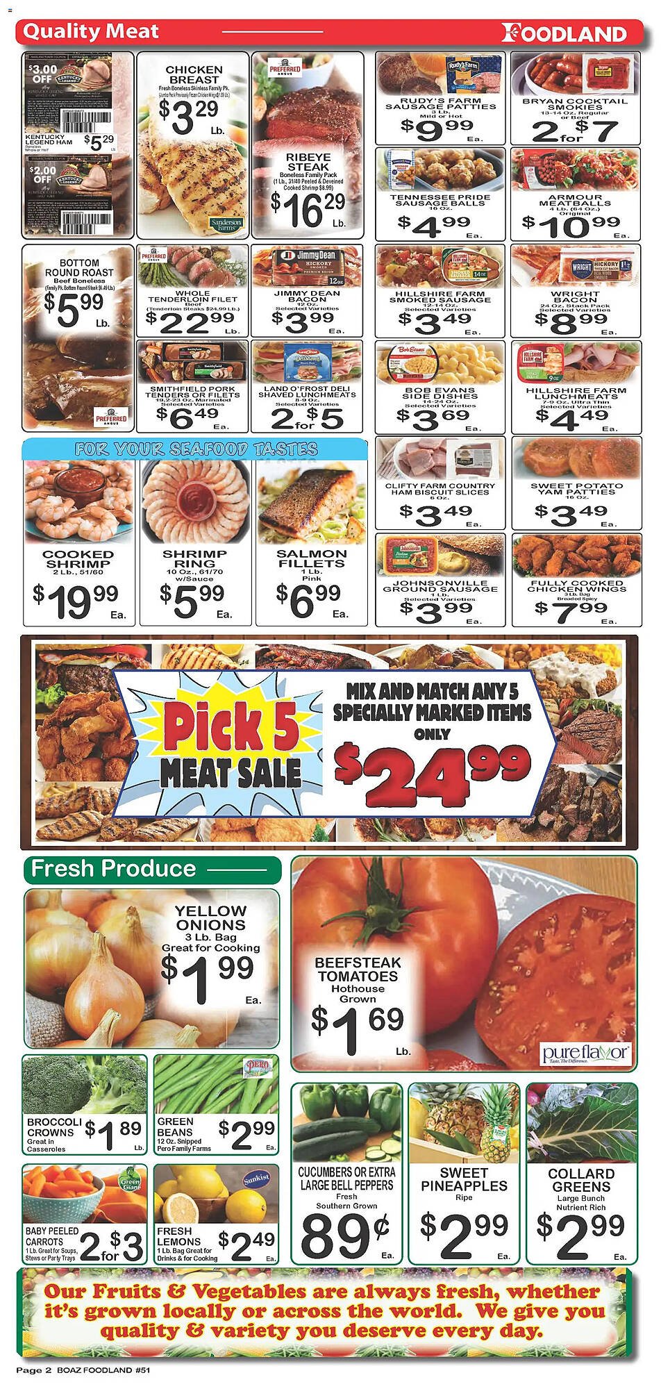 Foodland weekly ad