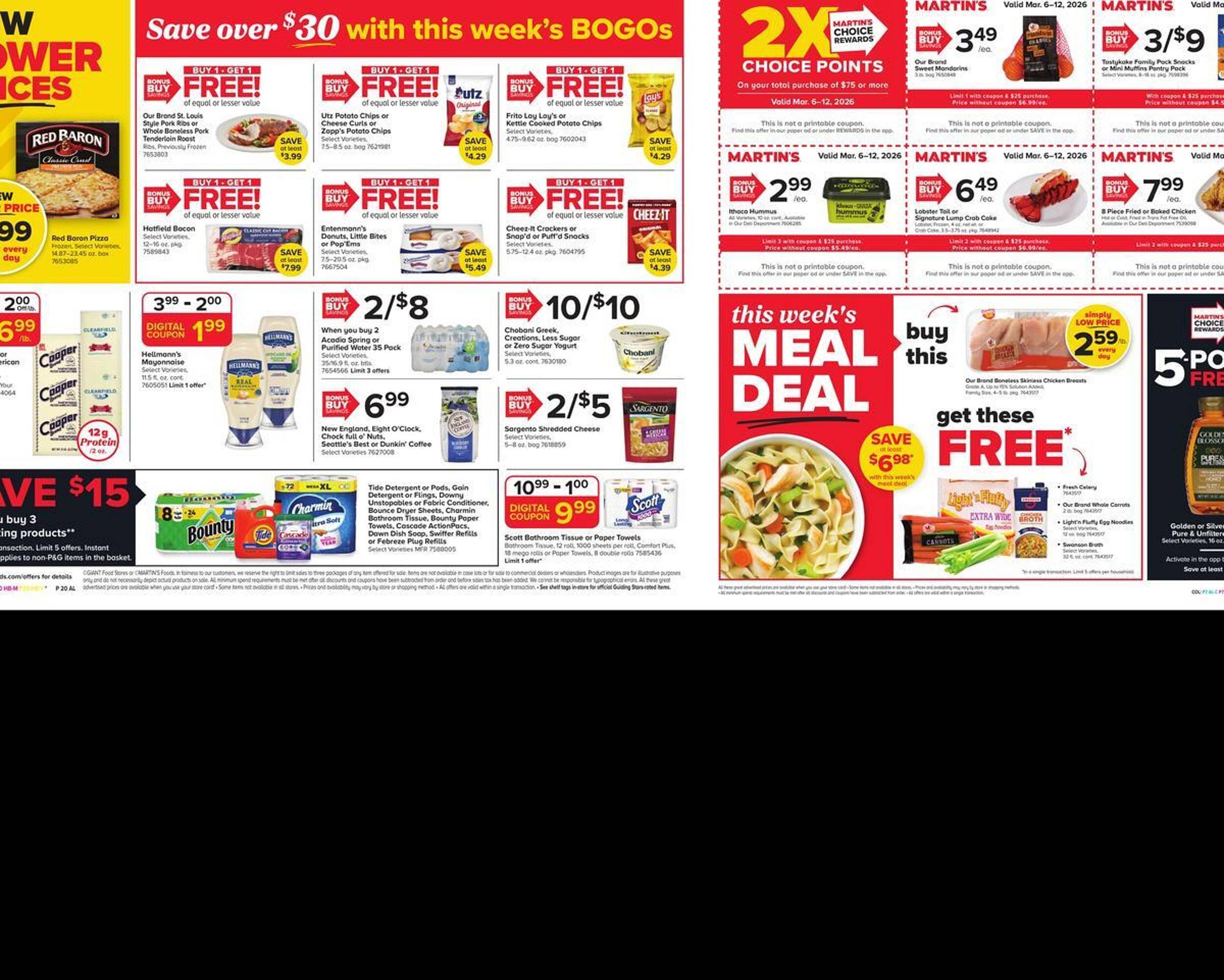 Martin's weekly ad