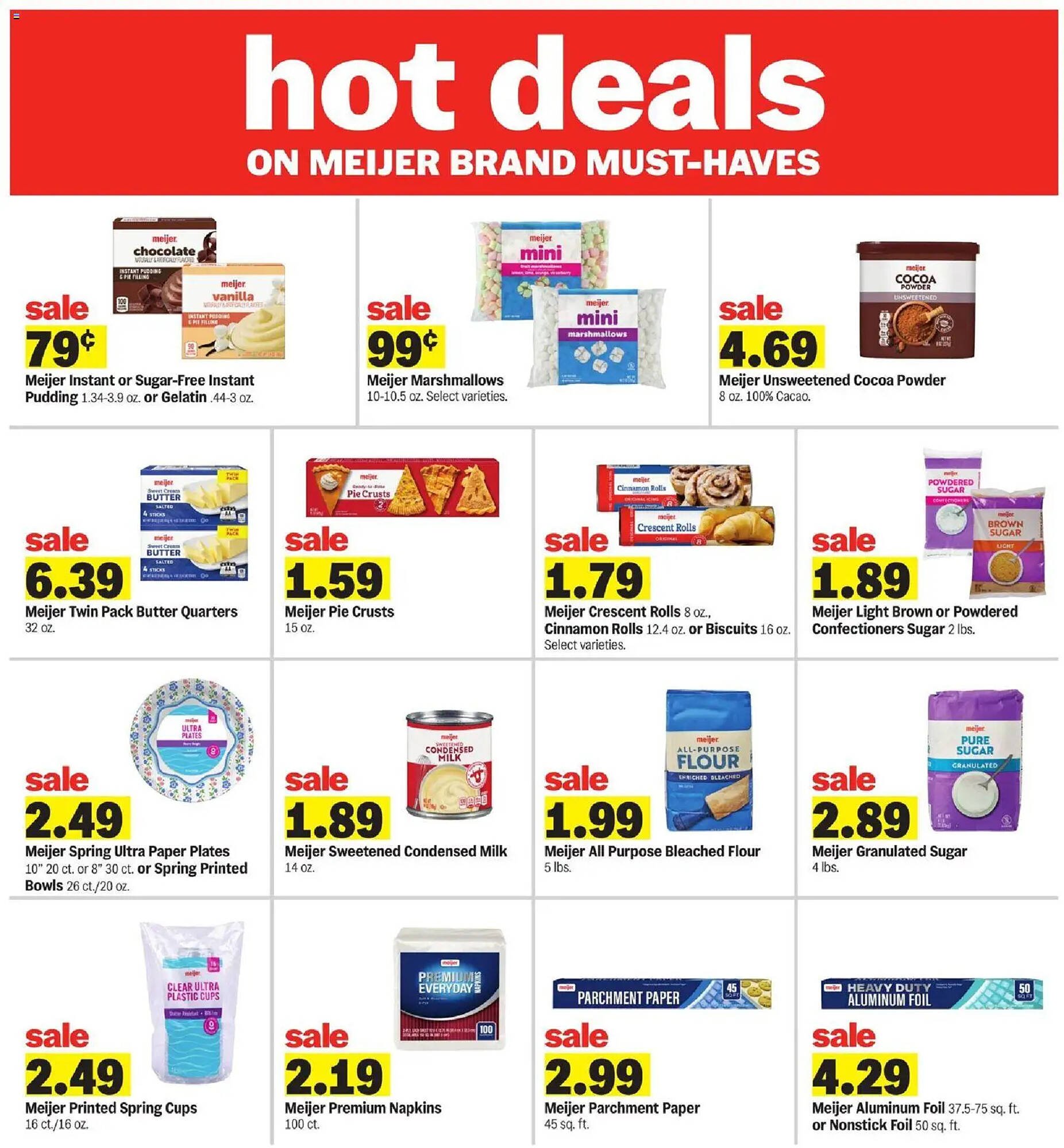 Meijer weekly ad