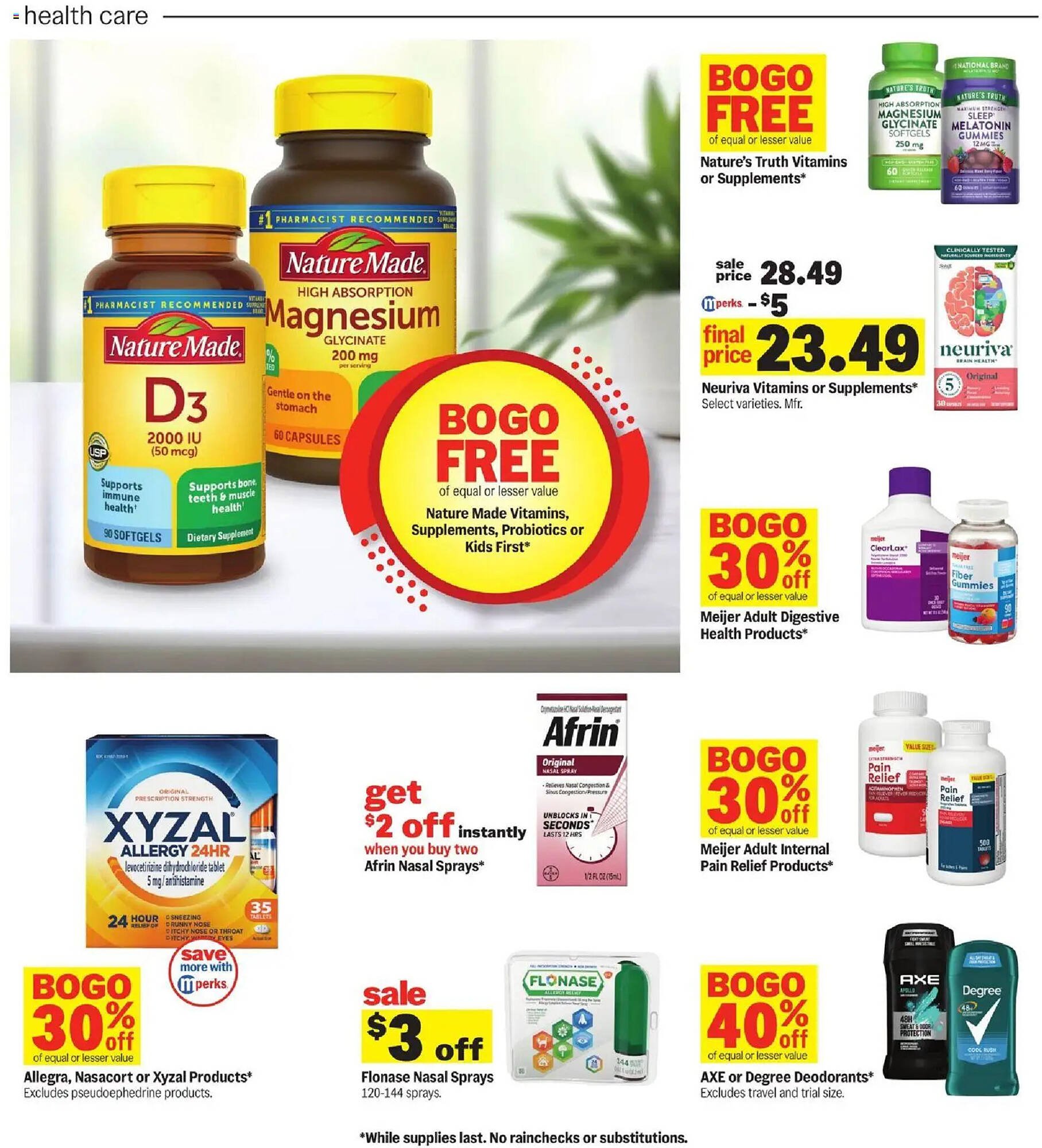 Meijer weekly ad