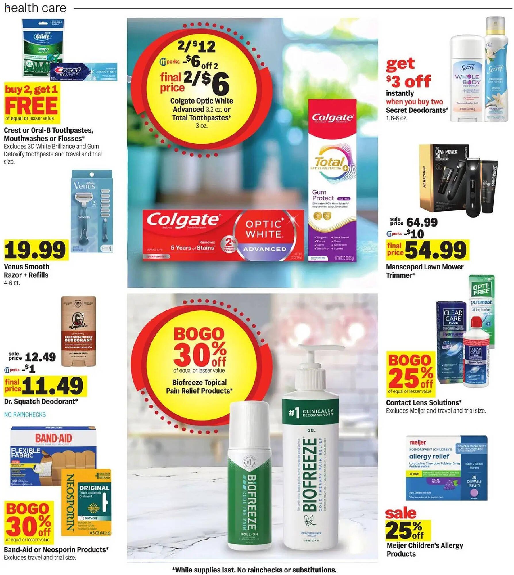 Meijer weekly ad