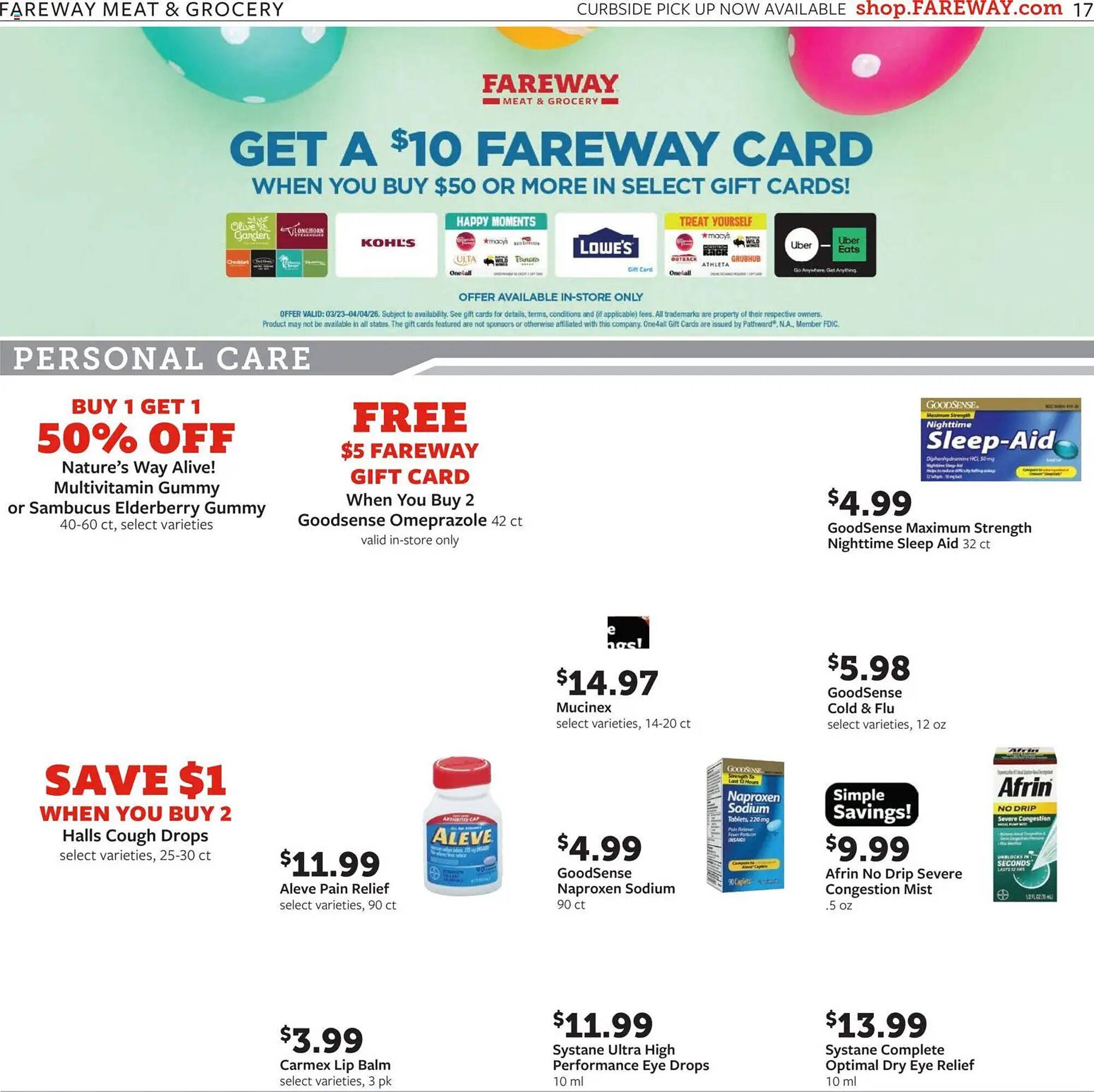 Fareway weekly ad