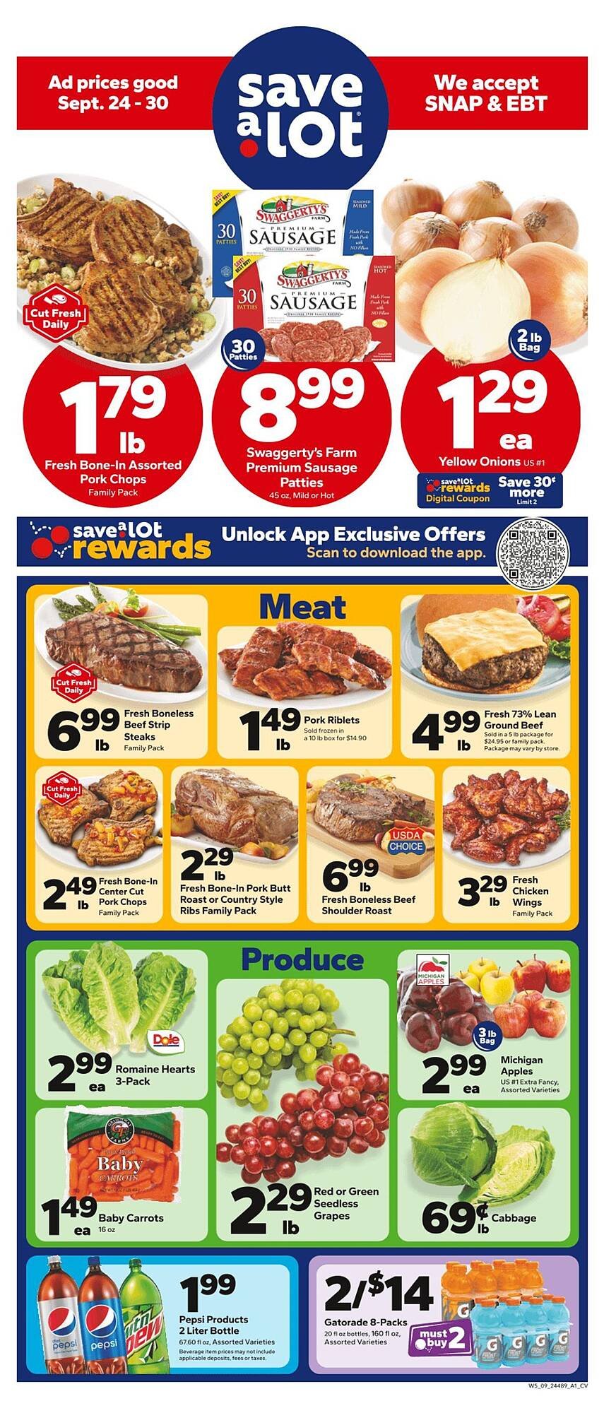Save a Lot weekly ad (2025-09-24 - 2025-09-30) | 1