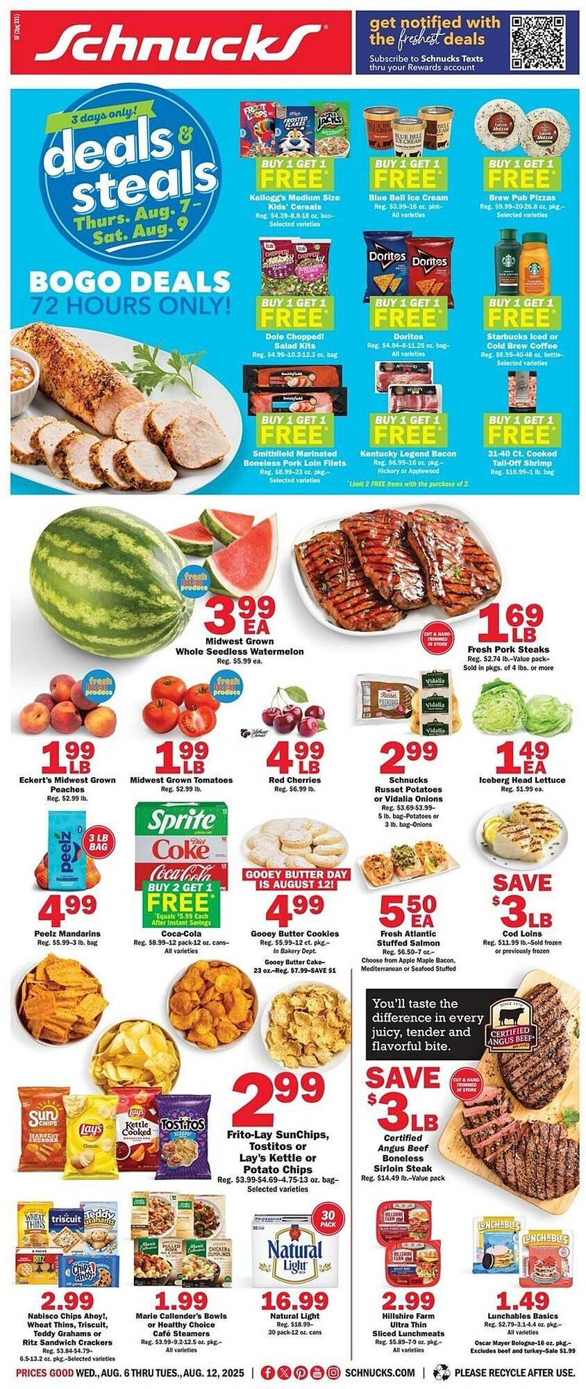 Schnucks Weekly Ad (2025-08-06 - 2025-08-12) | 1