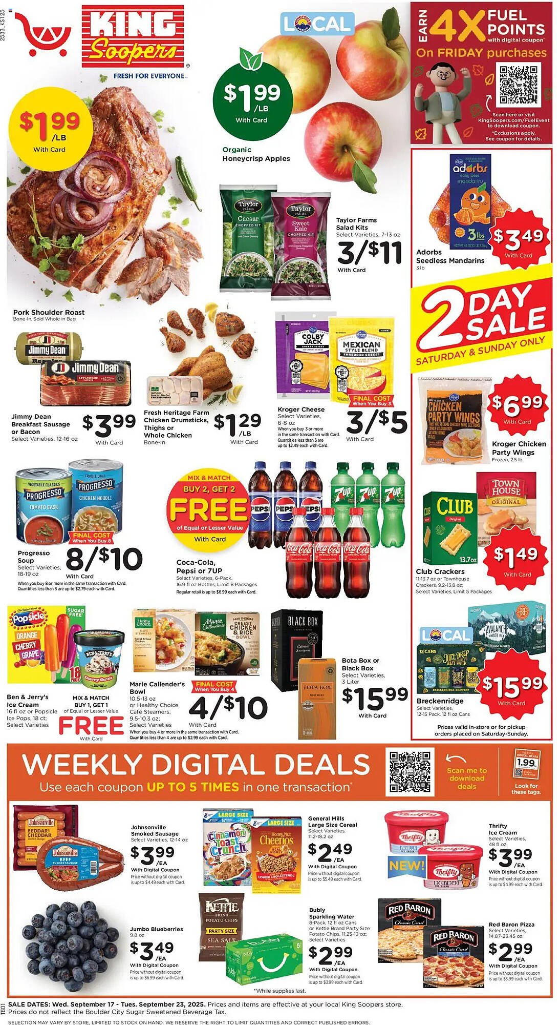 King Soopers weekly ad (2025-09-17 - 2025-09-23) | 1