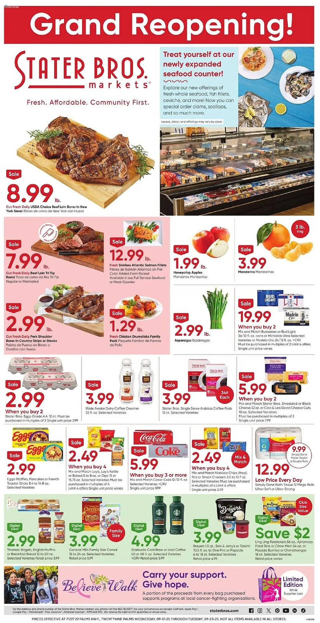 Stater Bros weekly ad (2025-09-17 - 2025-09-23) | 1