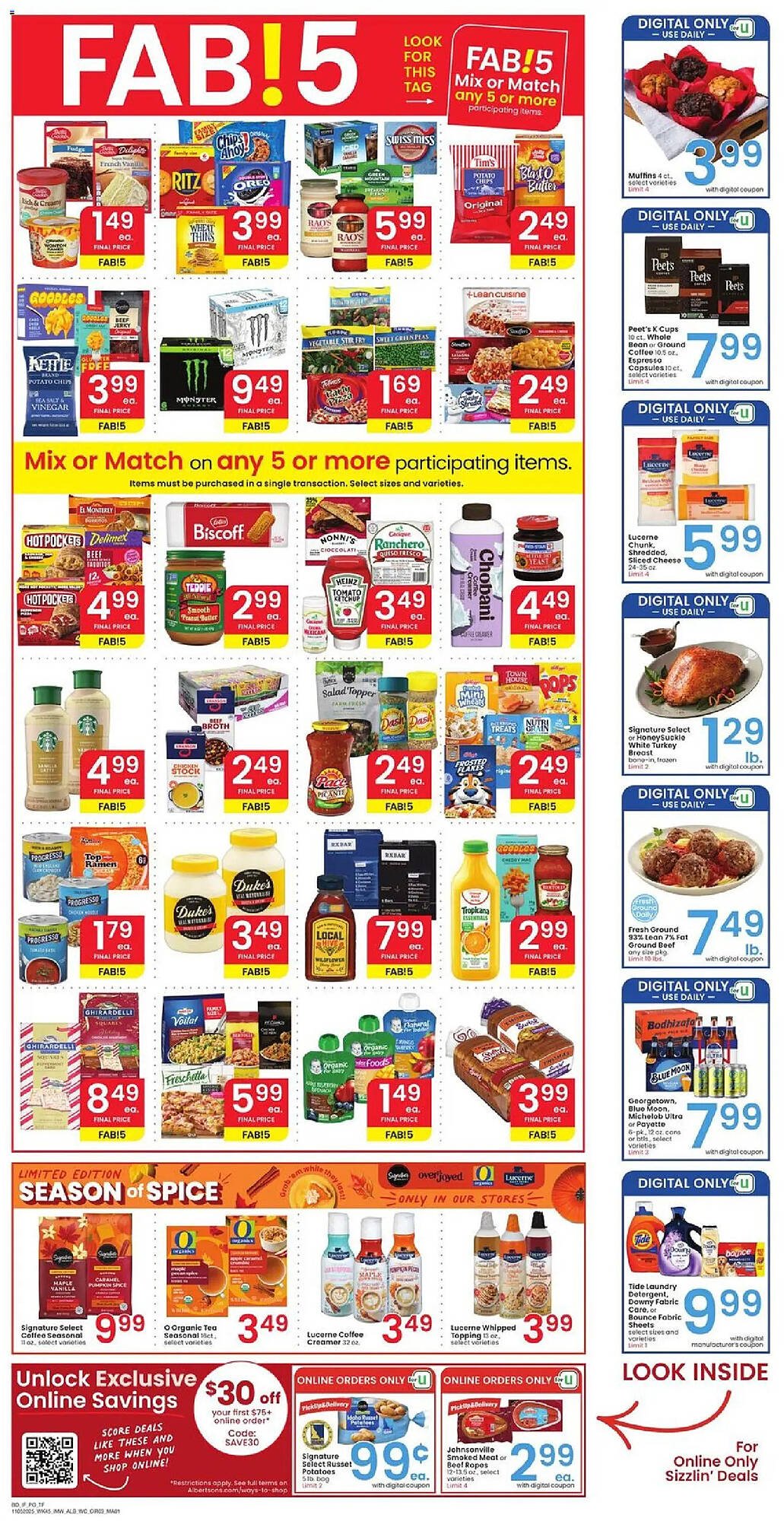 Albertsons weekly ad (2025-11-05 - 2025-11-12) | 2