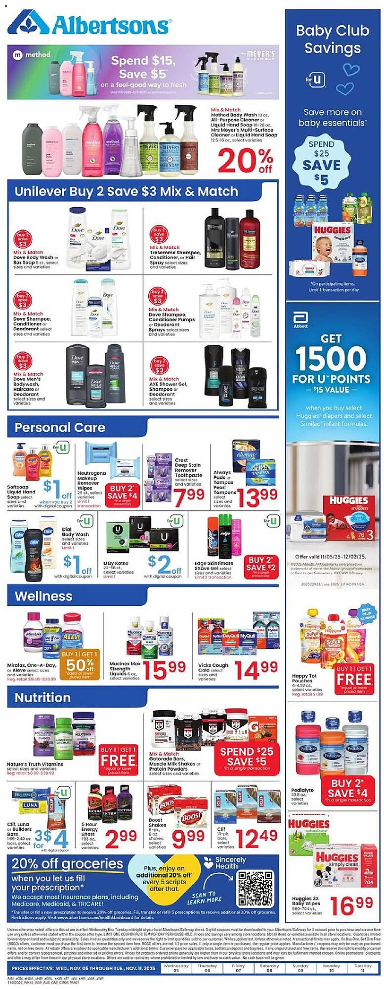Albertsons weekly ad (2025-11-05 - 2025-11-12) | 5