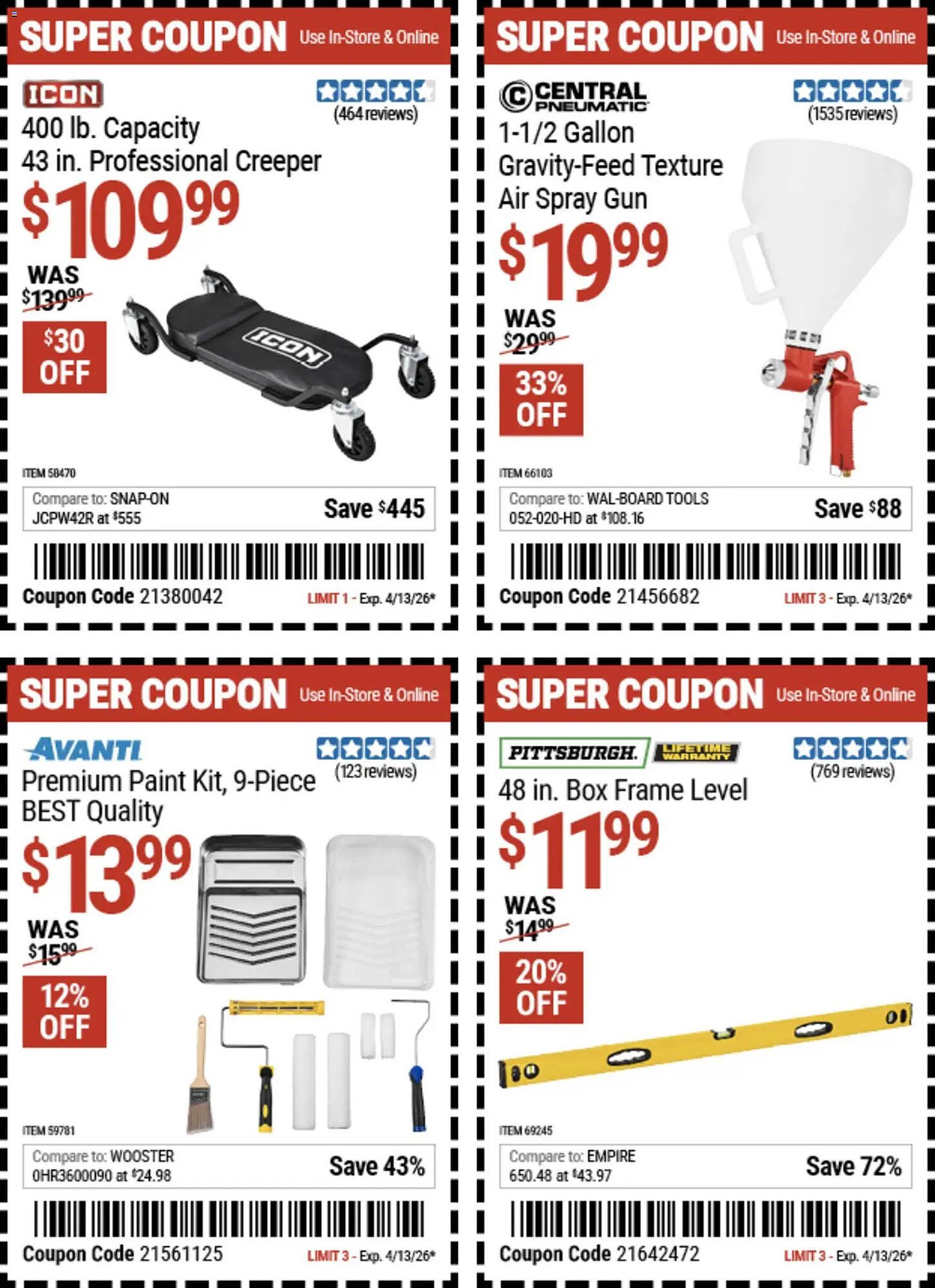 Harbor Freight Tools weekly ad