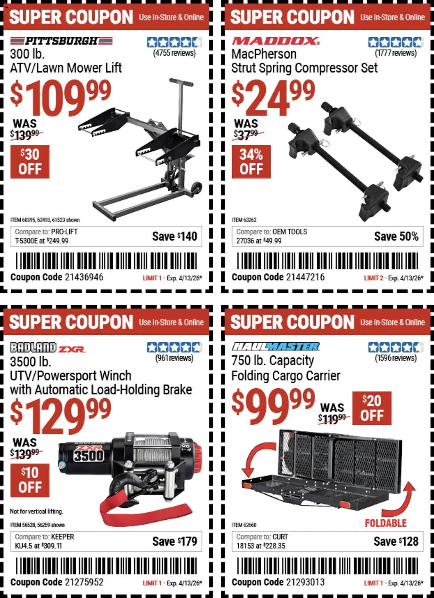 Harbor Freight Tools weekly ad