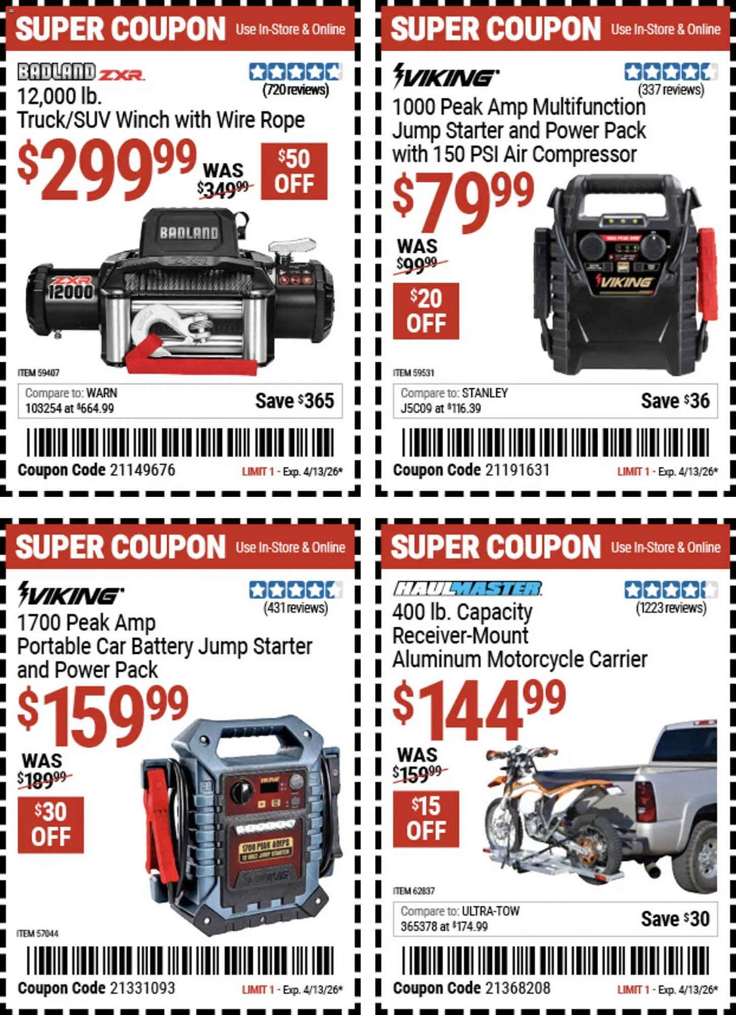 Harbor Freight Tools weekly ad