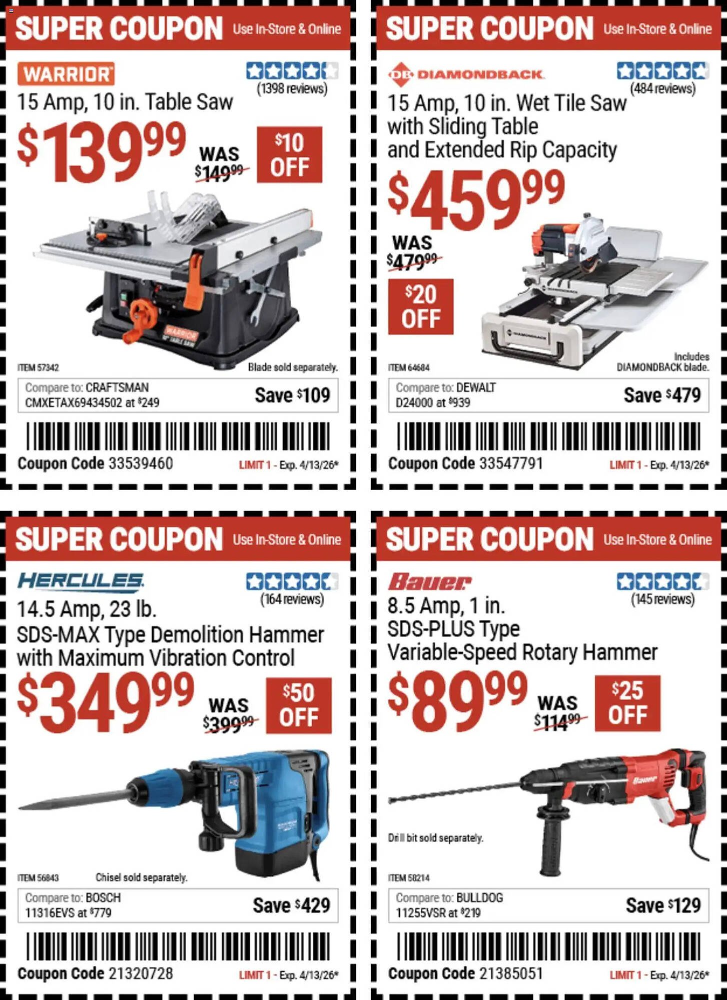 Harbor Freight Tools weekly ad