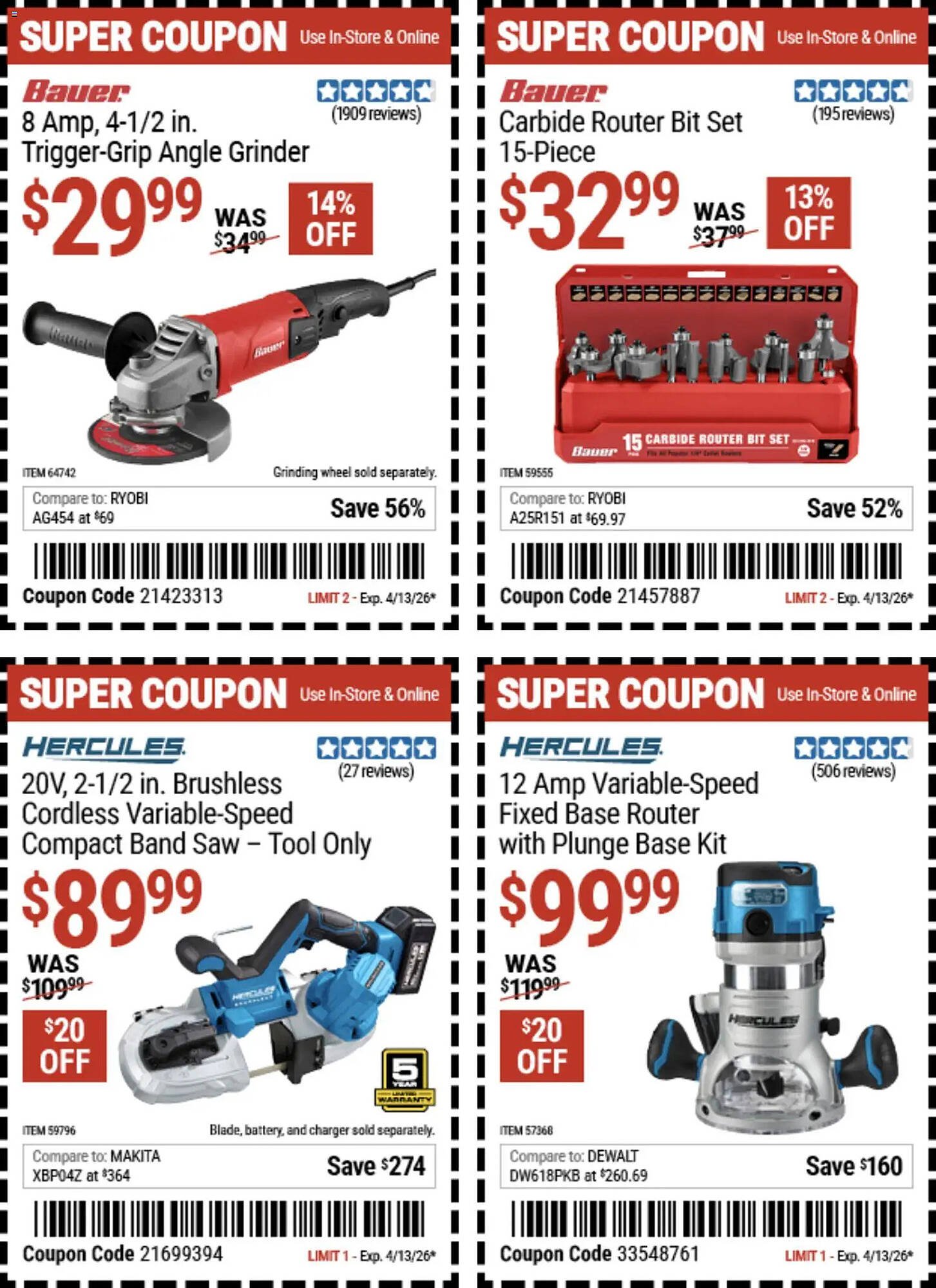 Harbor Freight Tools weekly ad