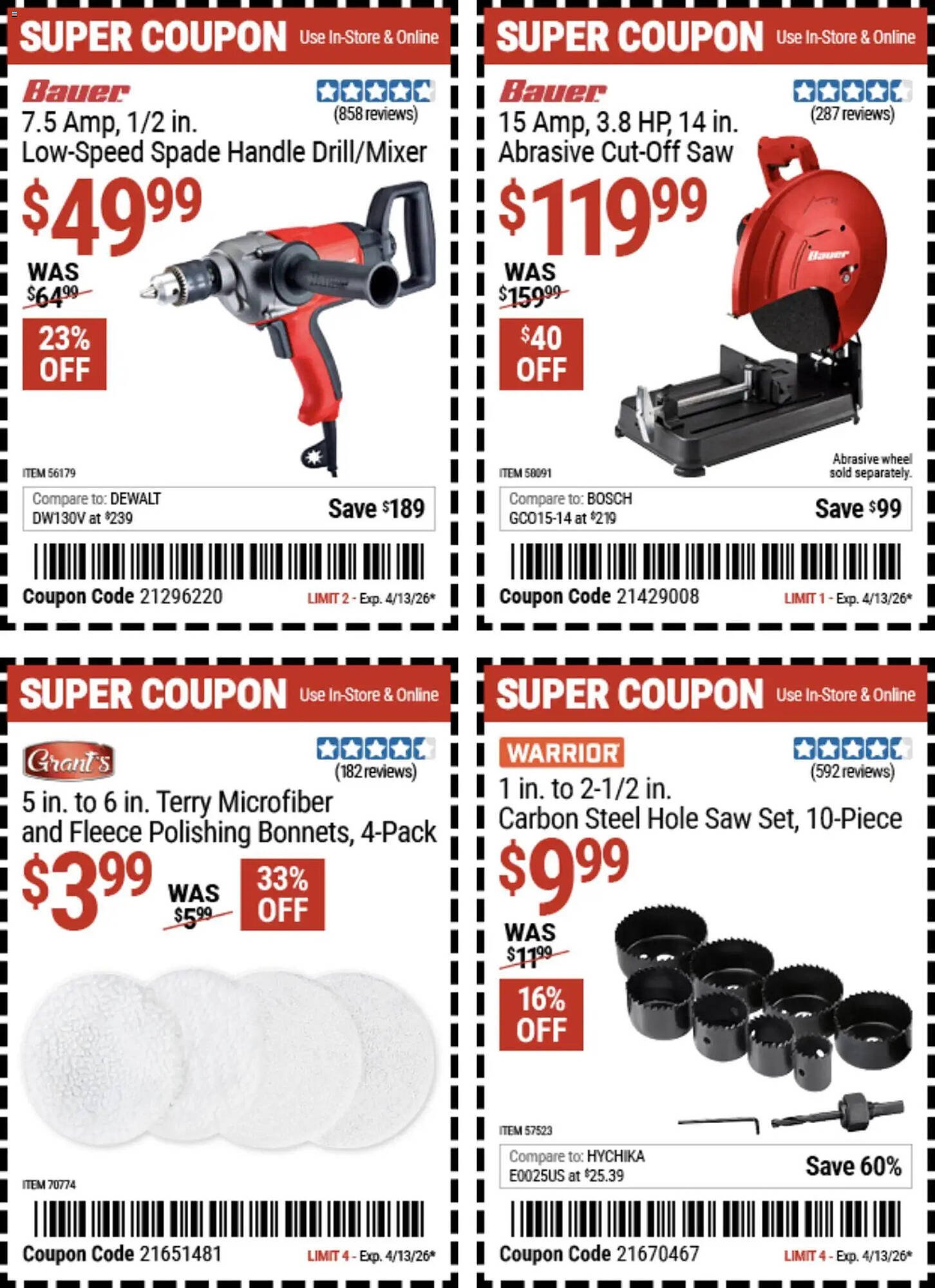 Harbor Freight Tools weekly ad
