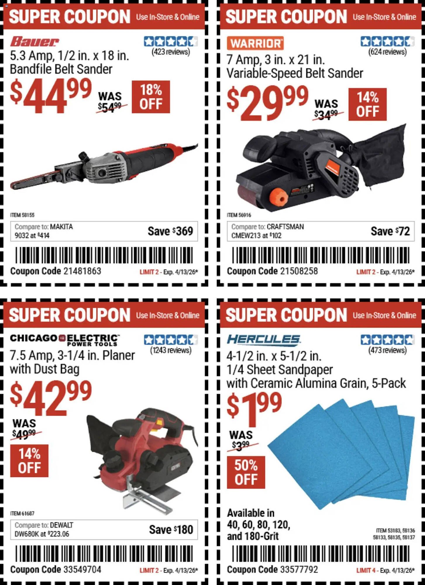 Harbor Freight Tools weekly ad