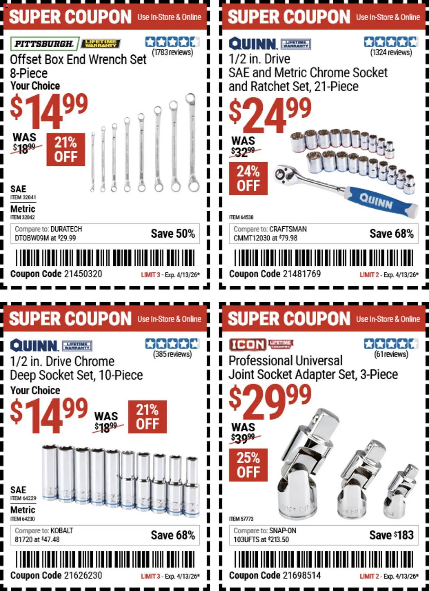 Harbor Freight Tools weekly ad