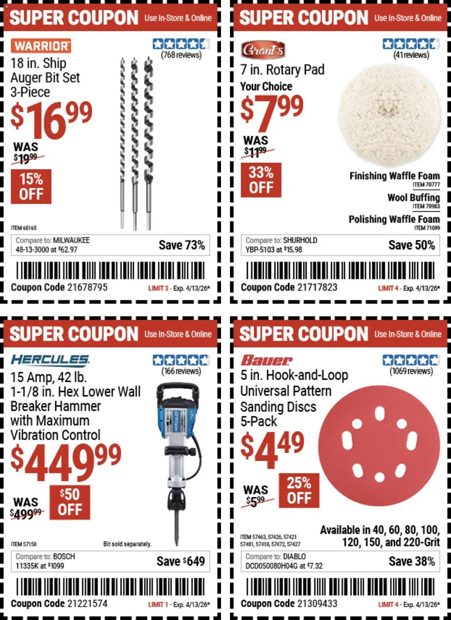 Harbor Freight Tools weekly ad