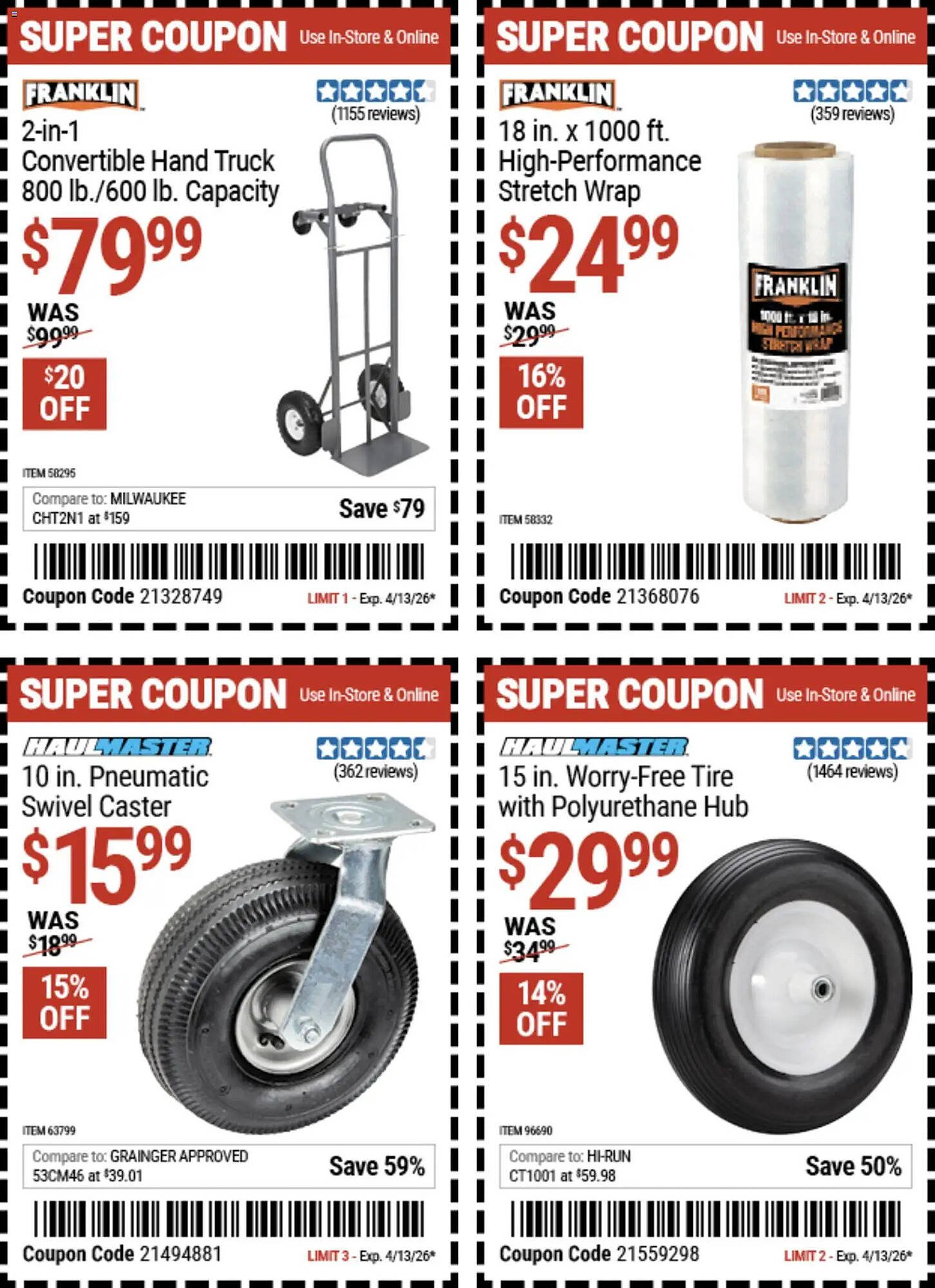 Harbor Freight Tools weekly ad