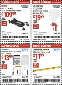 Harbor Freight Tools weekly ad