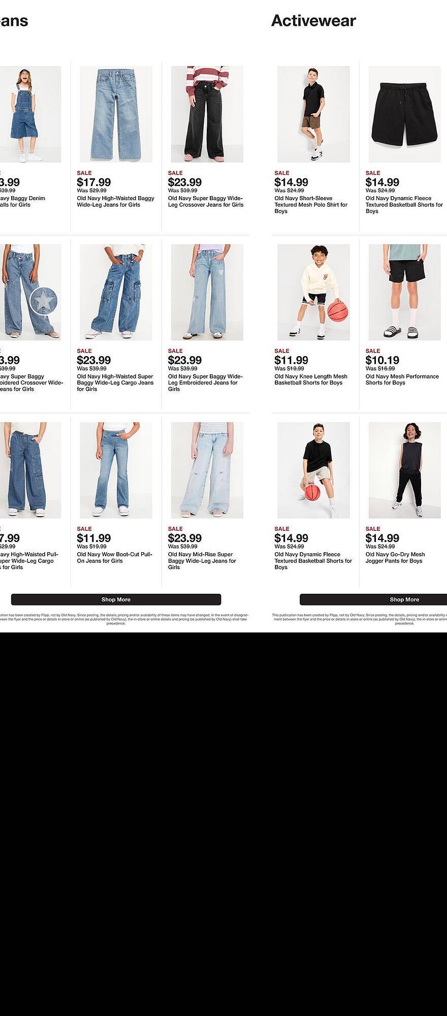 Old Navy weekly ad