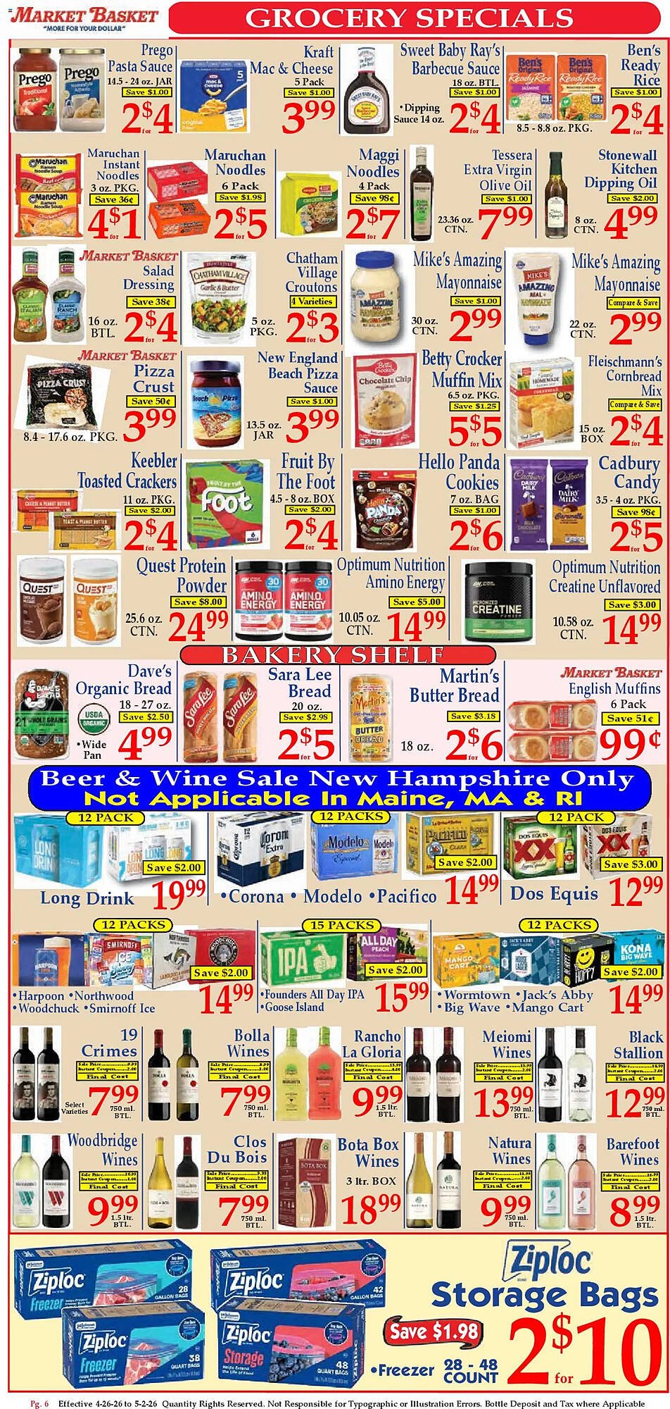 Market Basket weekly ad