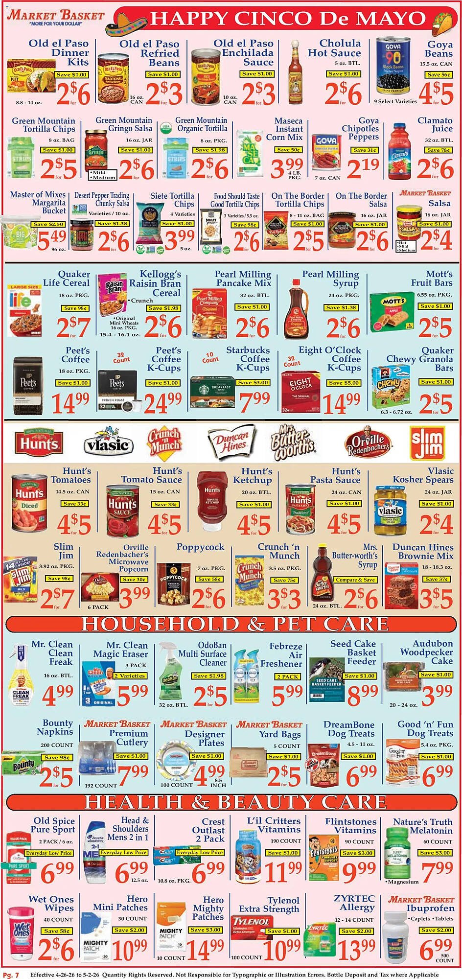 Market Basket weekly ad