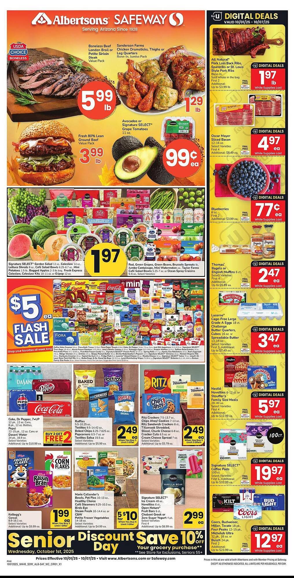 Safeway weekly ad (2025-10-01 - 2025-10-07) | 1