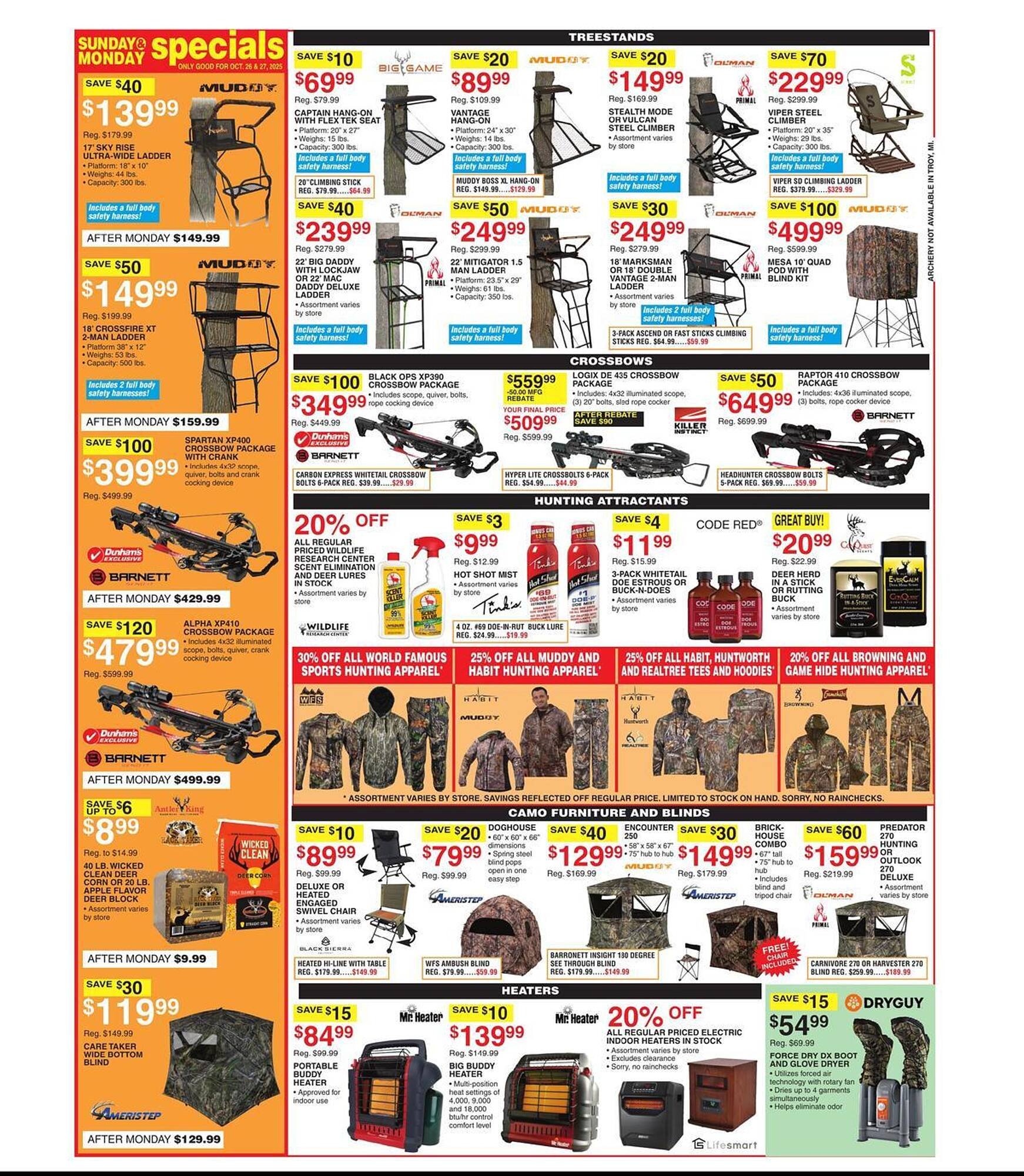 Dunham&#039;s Sports weekly ad (2025-10-25 - 2025-10-30) | 7