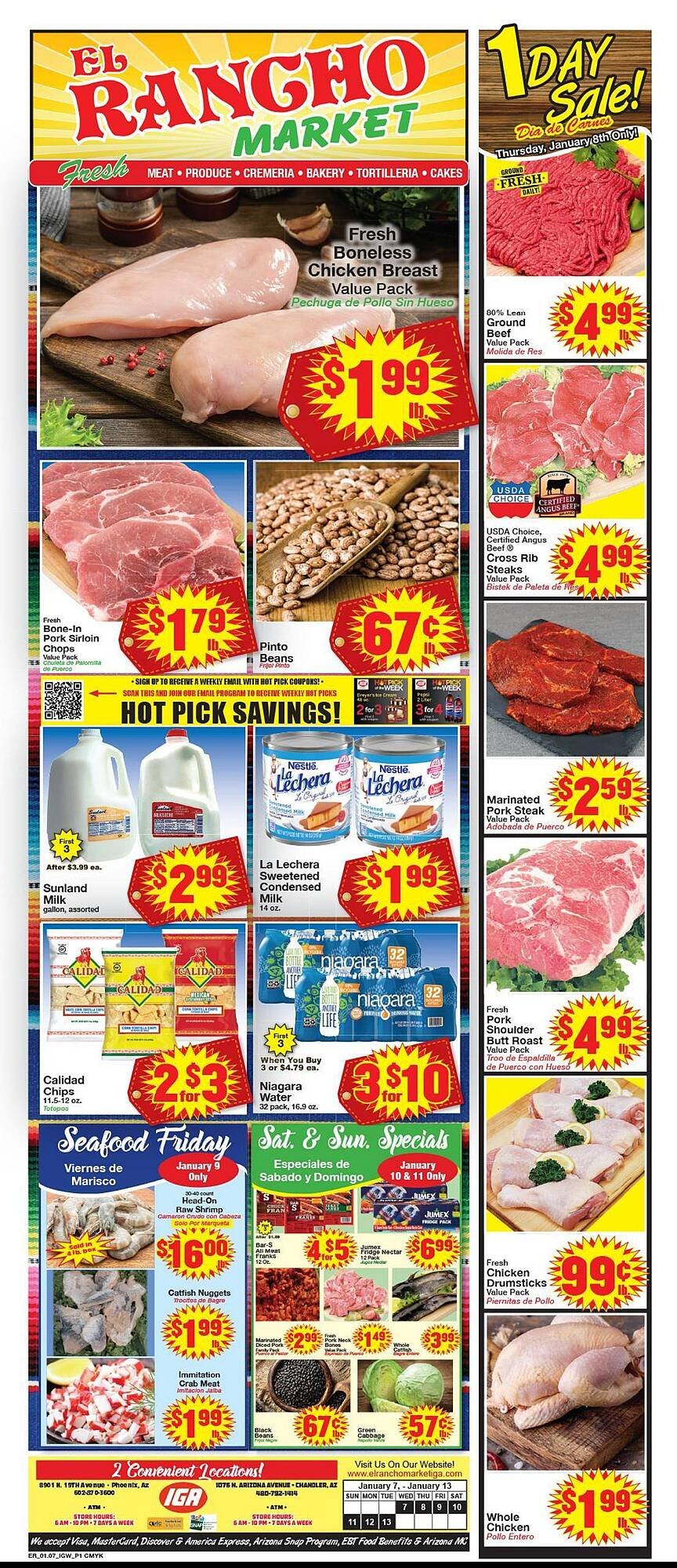 Supermercado El Rancho weekly ad