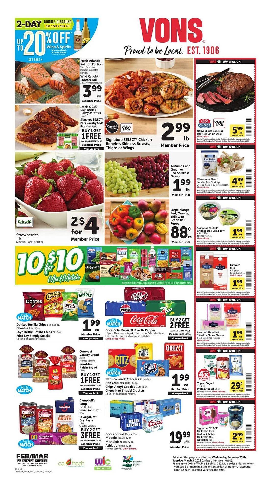 Vons weekly ad