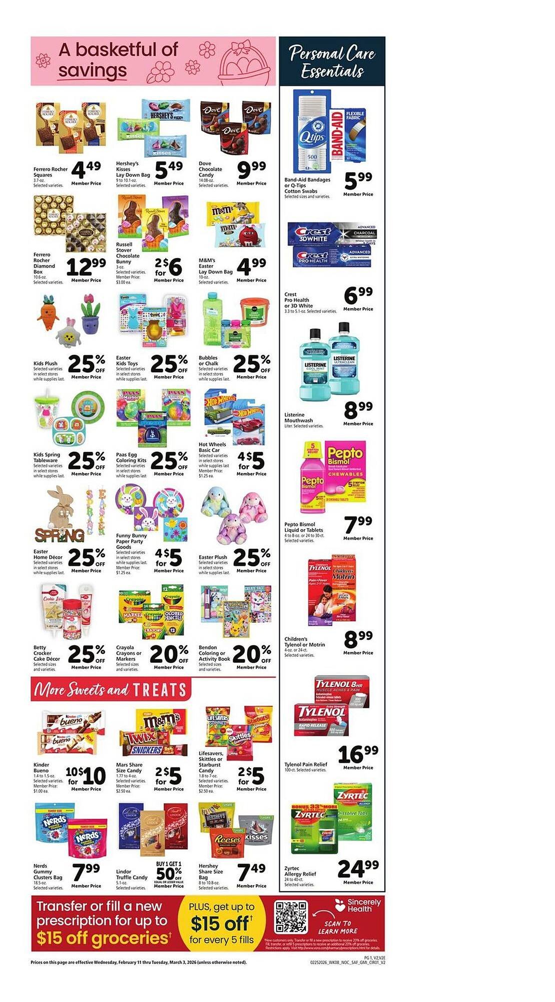 Vons weekly ad
