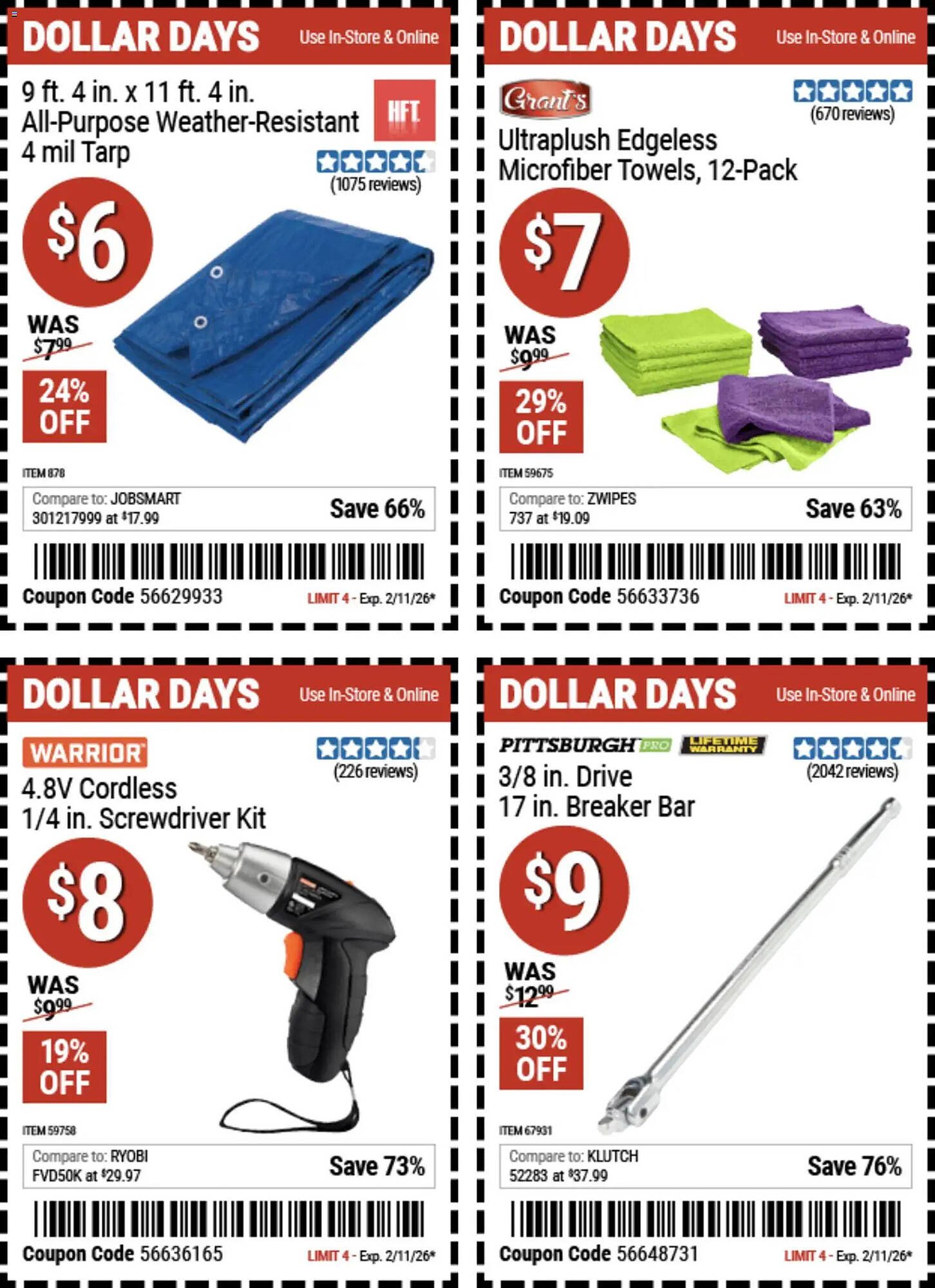 Harbor Freight Tools weekly ad