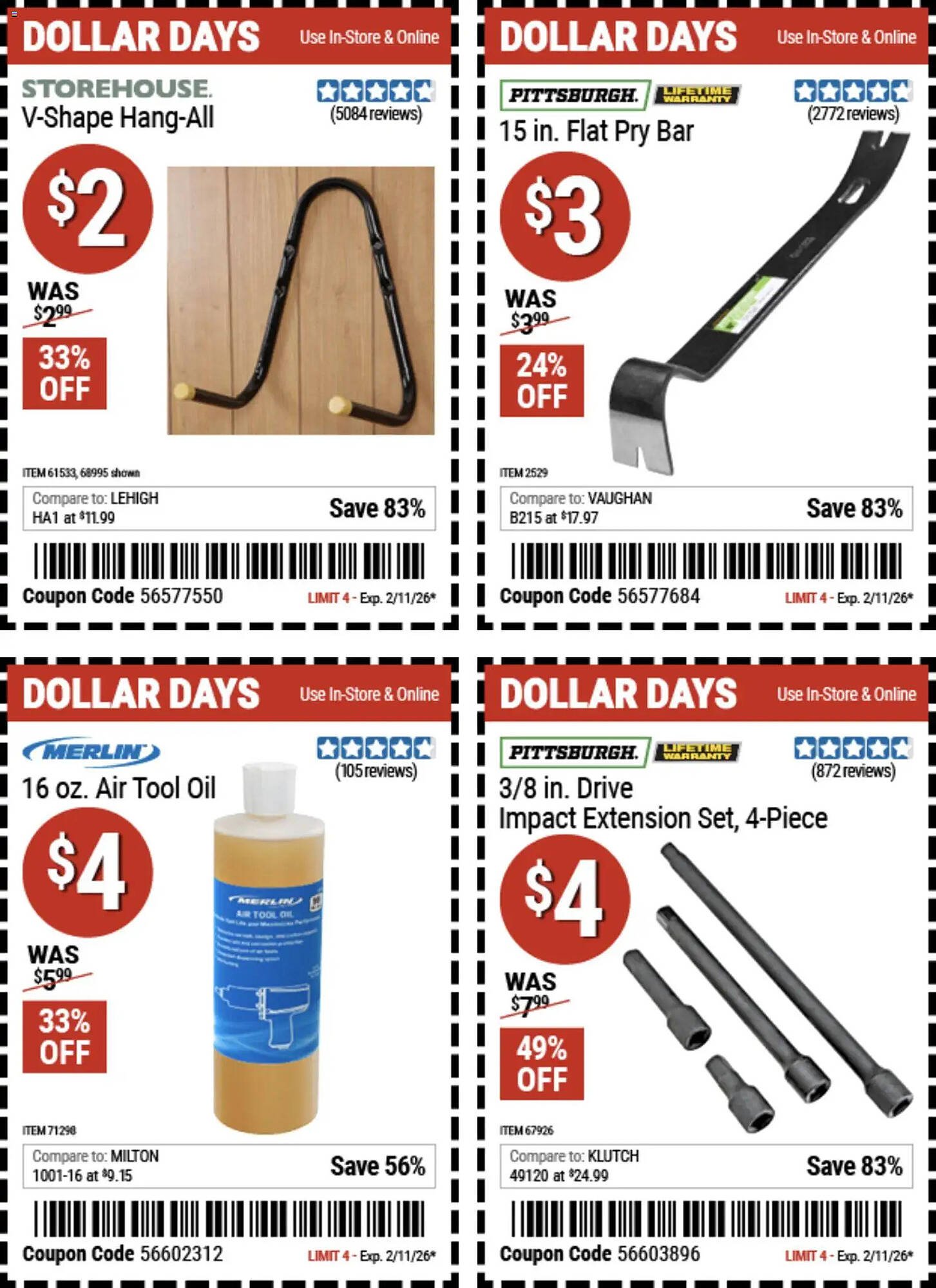 Harbor Freight Tools weekly ad