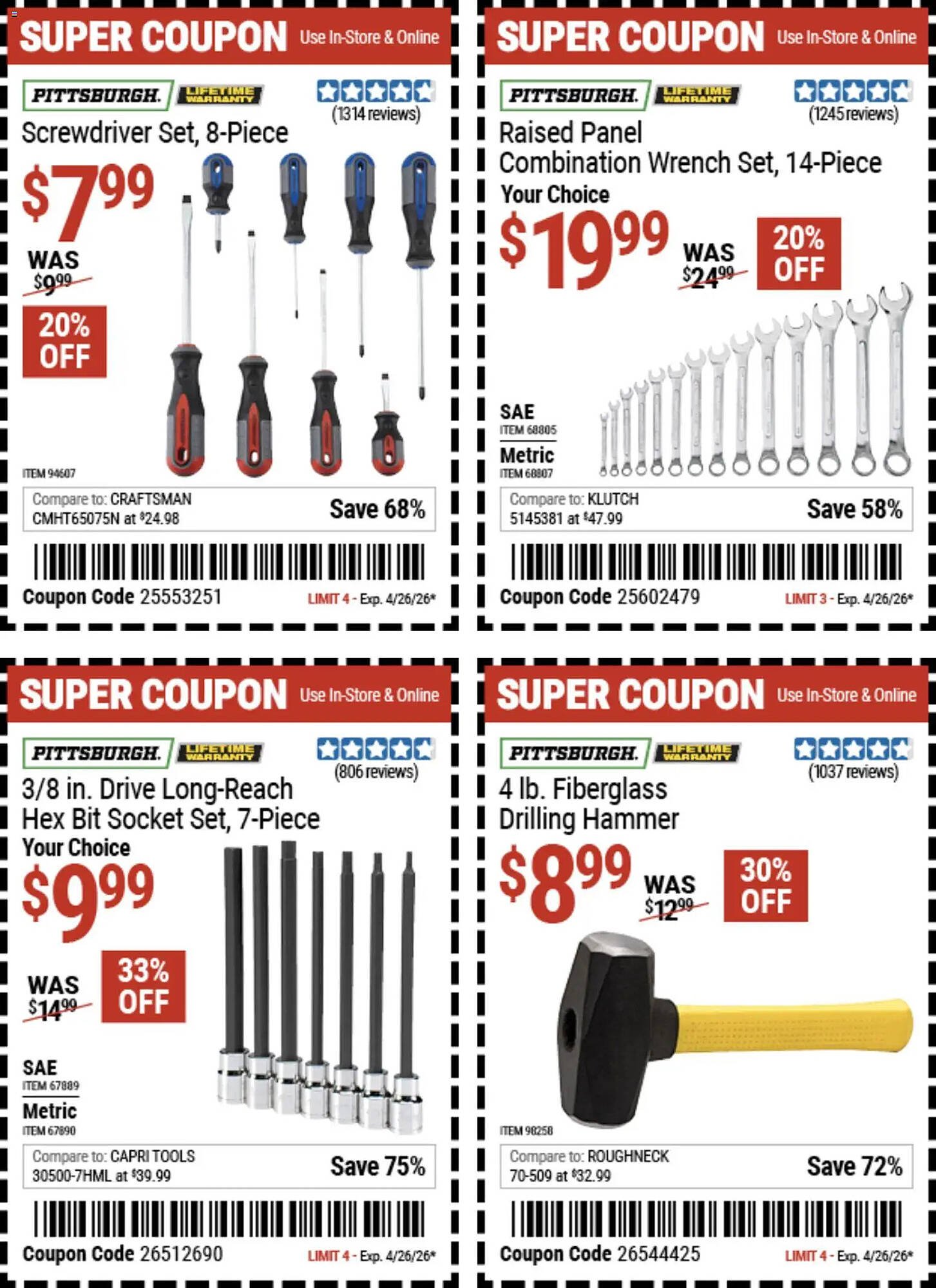 Harbor Freight Tools weekly ad