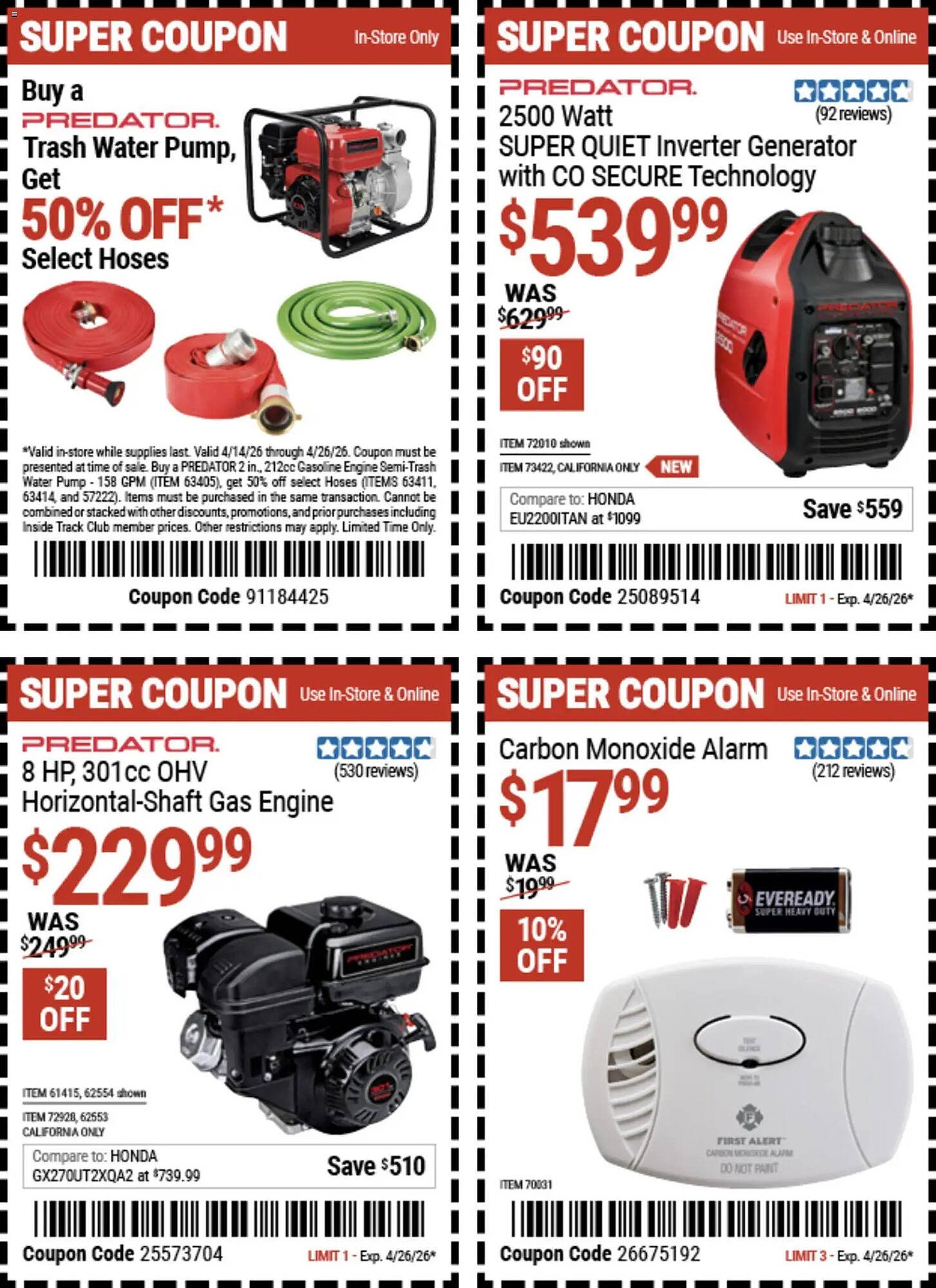 Harbor Freight Tools weekly ad