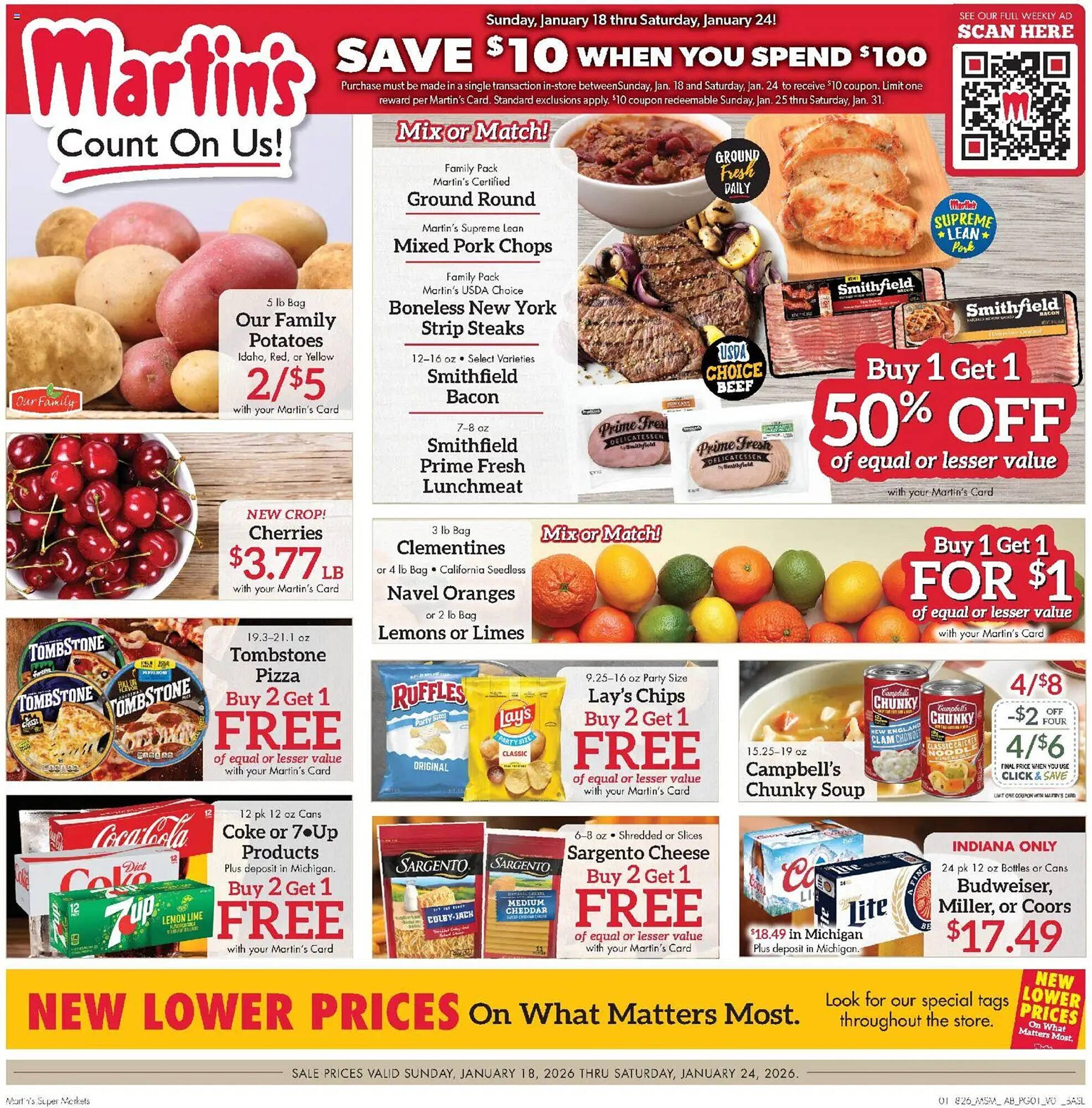 Martin's weekly ad