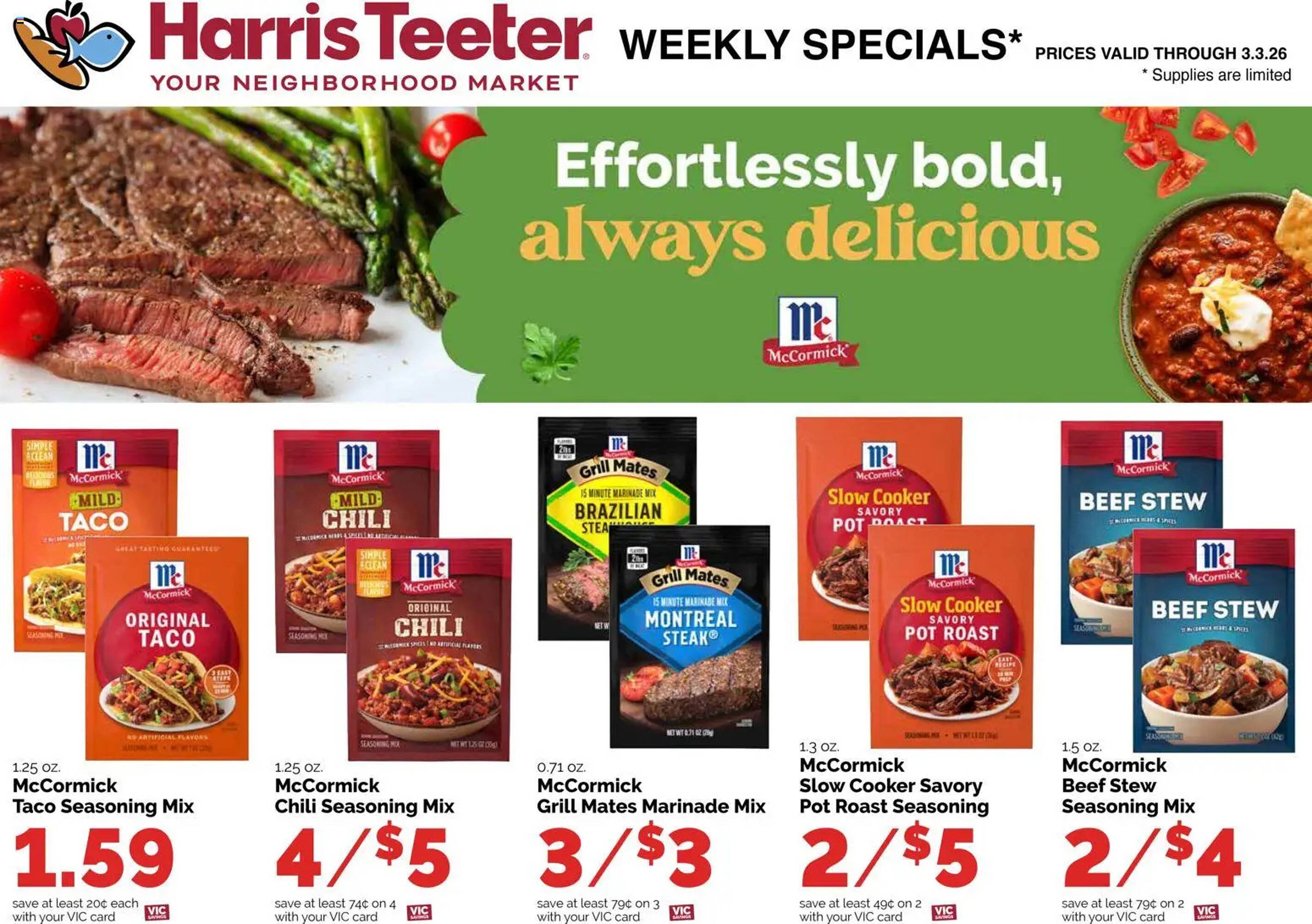 Harris Teeter weekly ad