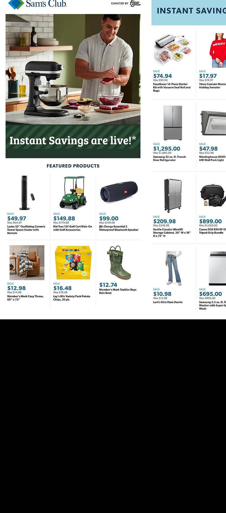 Sam's Club weekly ad