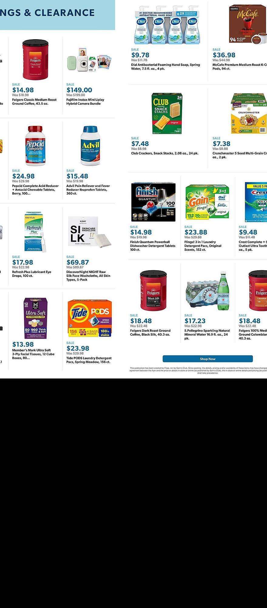 Sam's Club weekly ad