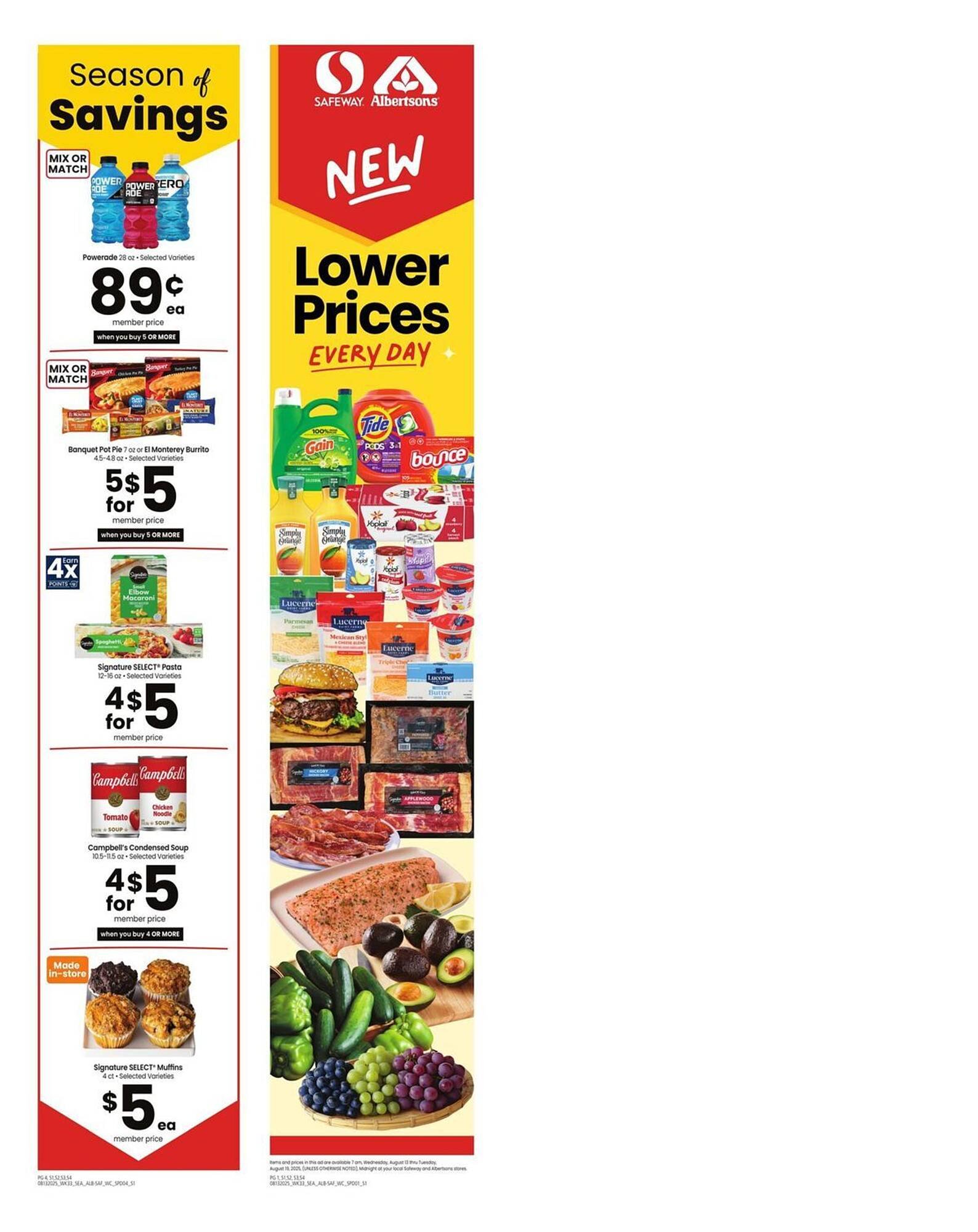 Safeway Weekly Ad (2025-08-13 - 2025-08-19) | 1