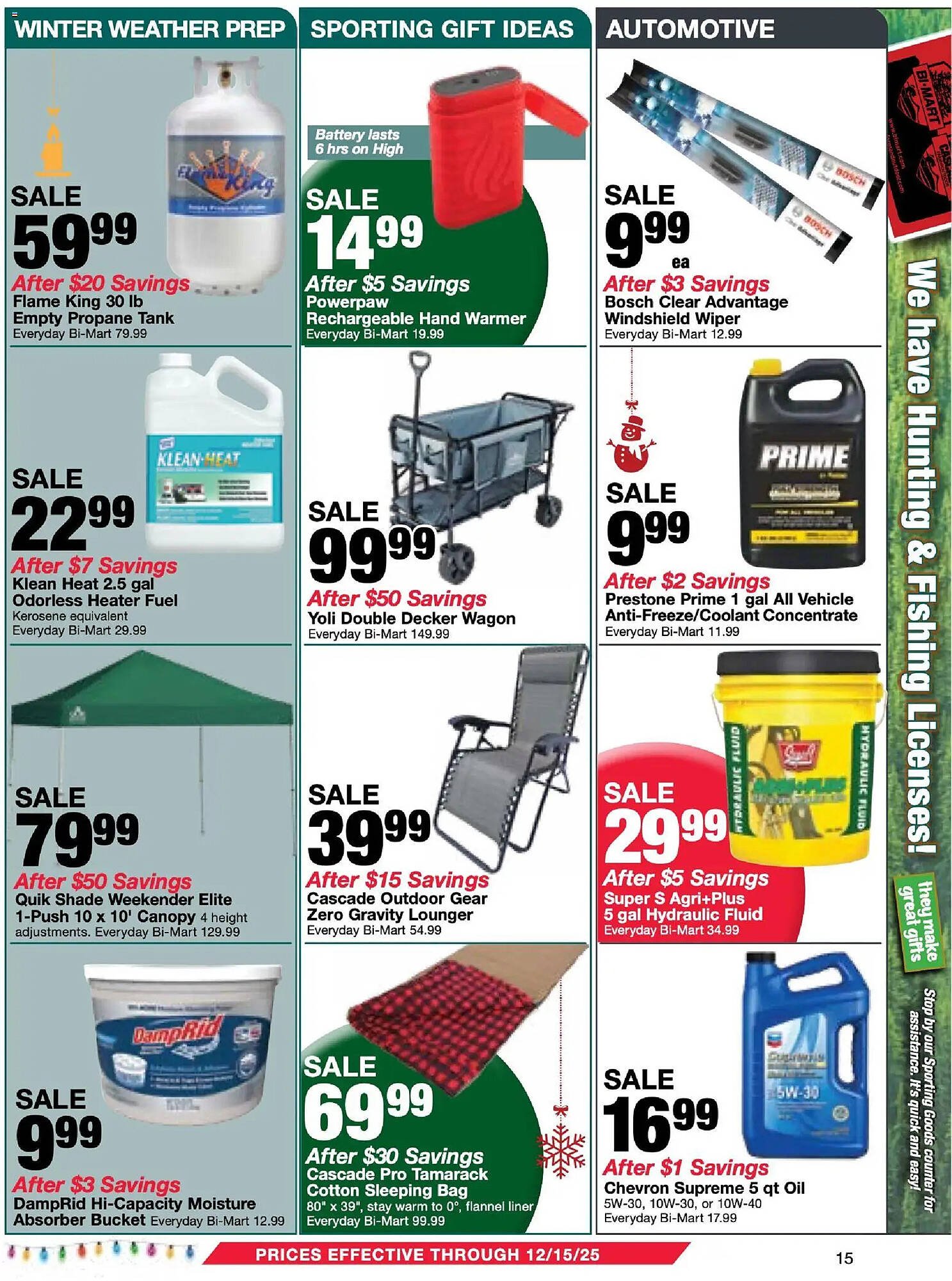 Bi-Mart weekly ad