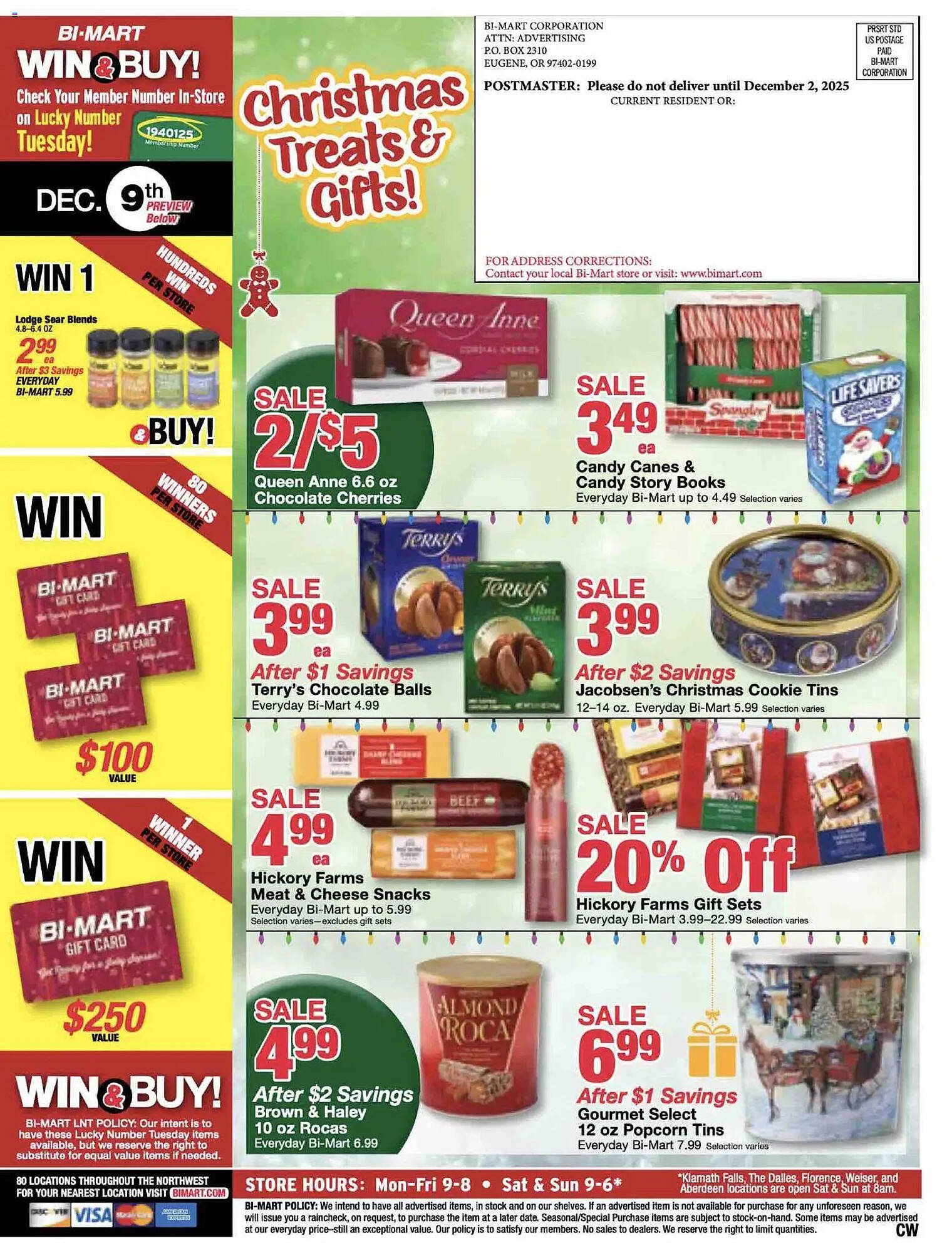 Bi-Mart weekly ad