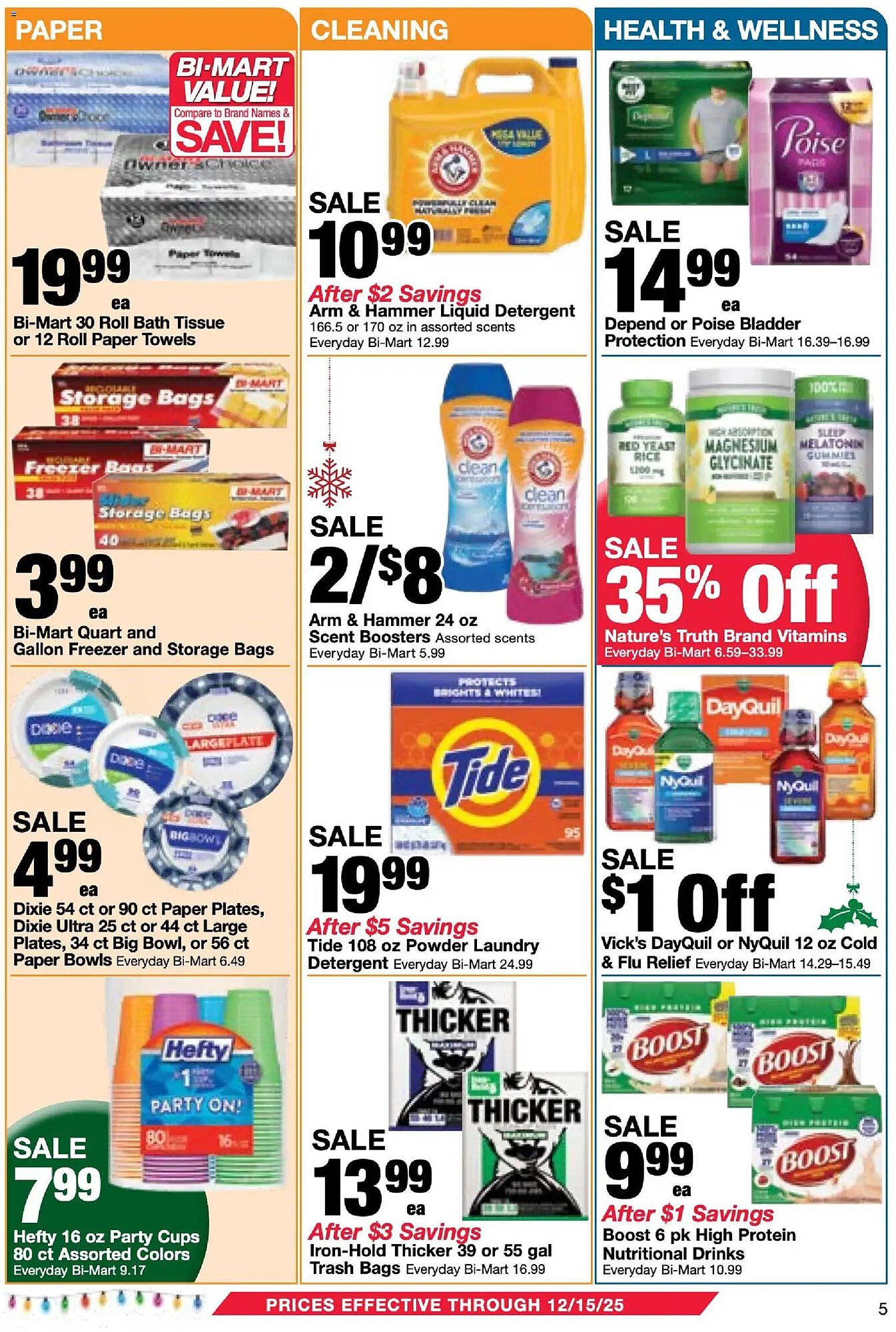 Bi-Mart weekly ad