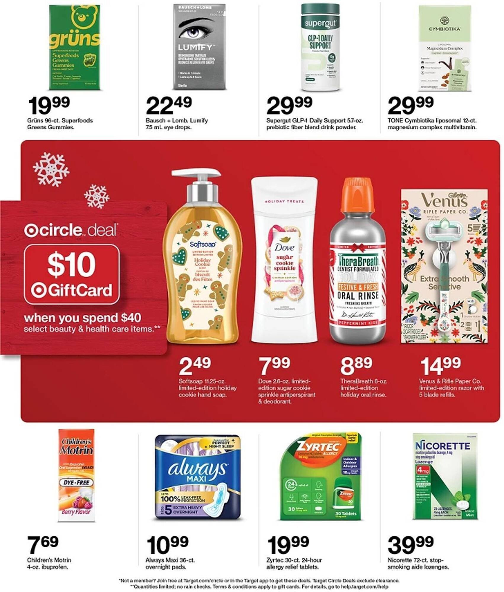 Target weekly ad